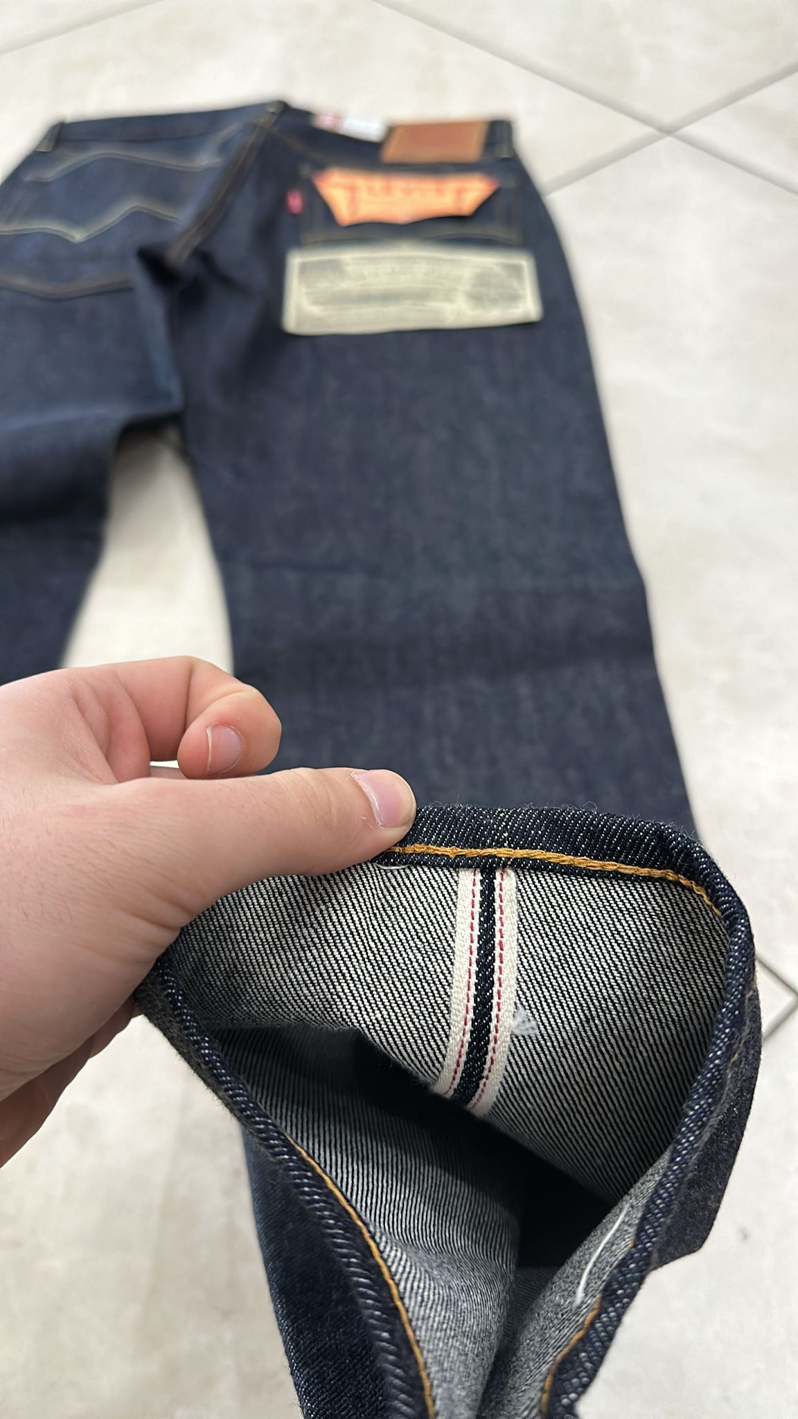 Levi's Vintage Clothing LVC Levi's Vintage Clothing 1954 501XX BigE Selvedge Jeans Size US 34 / EU 50 - 6 Thumbnail