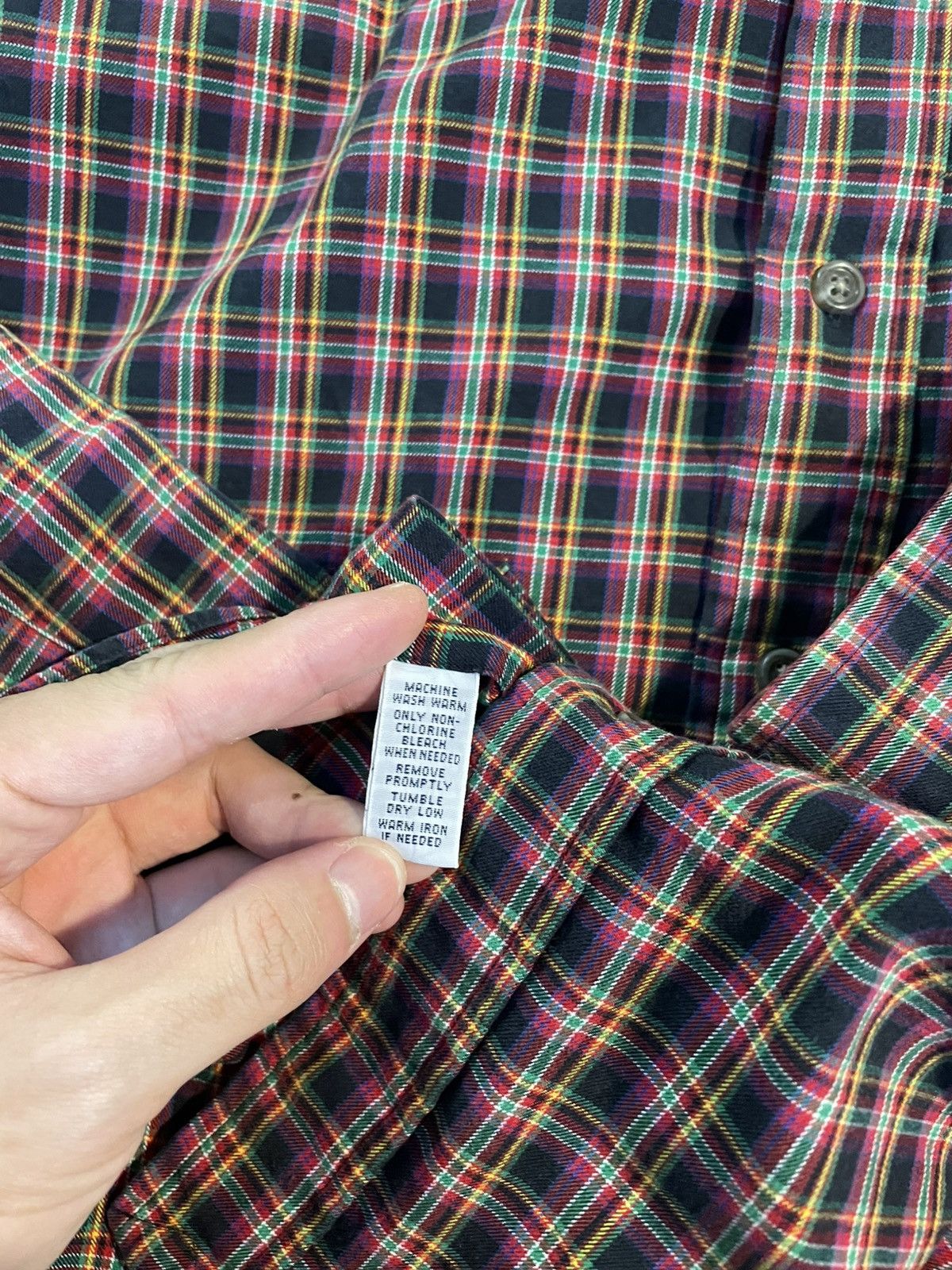 Polo Ralph Lauren Polo Ralph Lauren Mens Pink Red Plaid Button Up Size US L / EU 52-54 / 3 - 5 Thumbnail