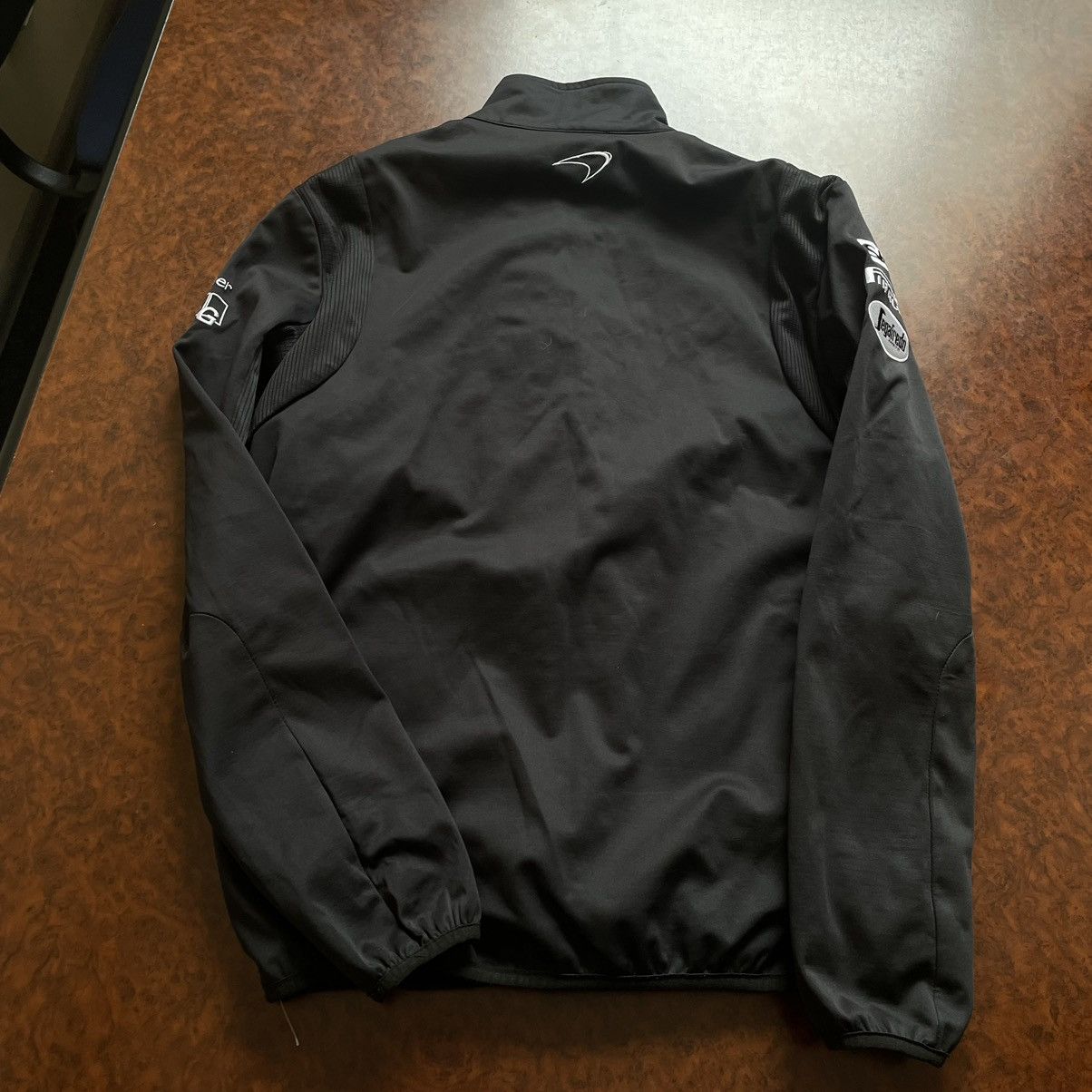 Honda × Malcolm McLaren Honda black moto jacket McLaren firelli bomber marlboro Size US M / EU 48-50 / 2 - 4 Thumbnail
