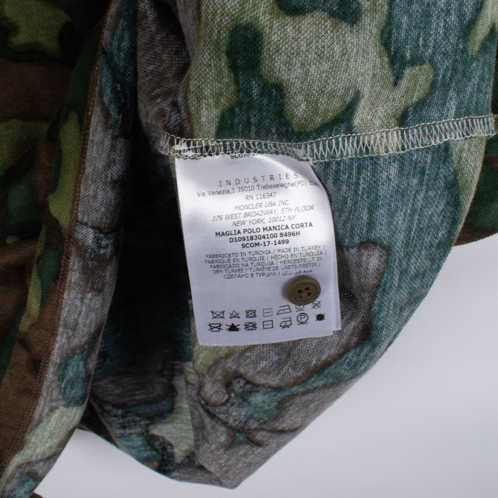 Moncler Moncler Men Polo Camo Size XXL-XL, S2110 Size US XXL / EU 58 / 5 - 5 Thumbnail