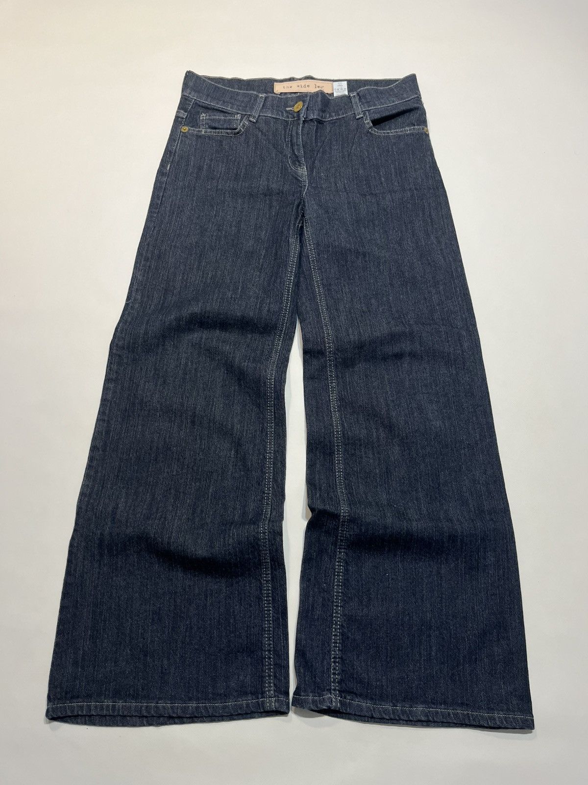 Jean Baggy Vintage Wide Leg Japanese Denim Jeans Size US 31 - 1 Thumbnail