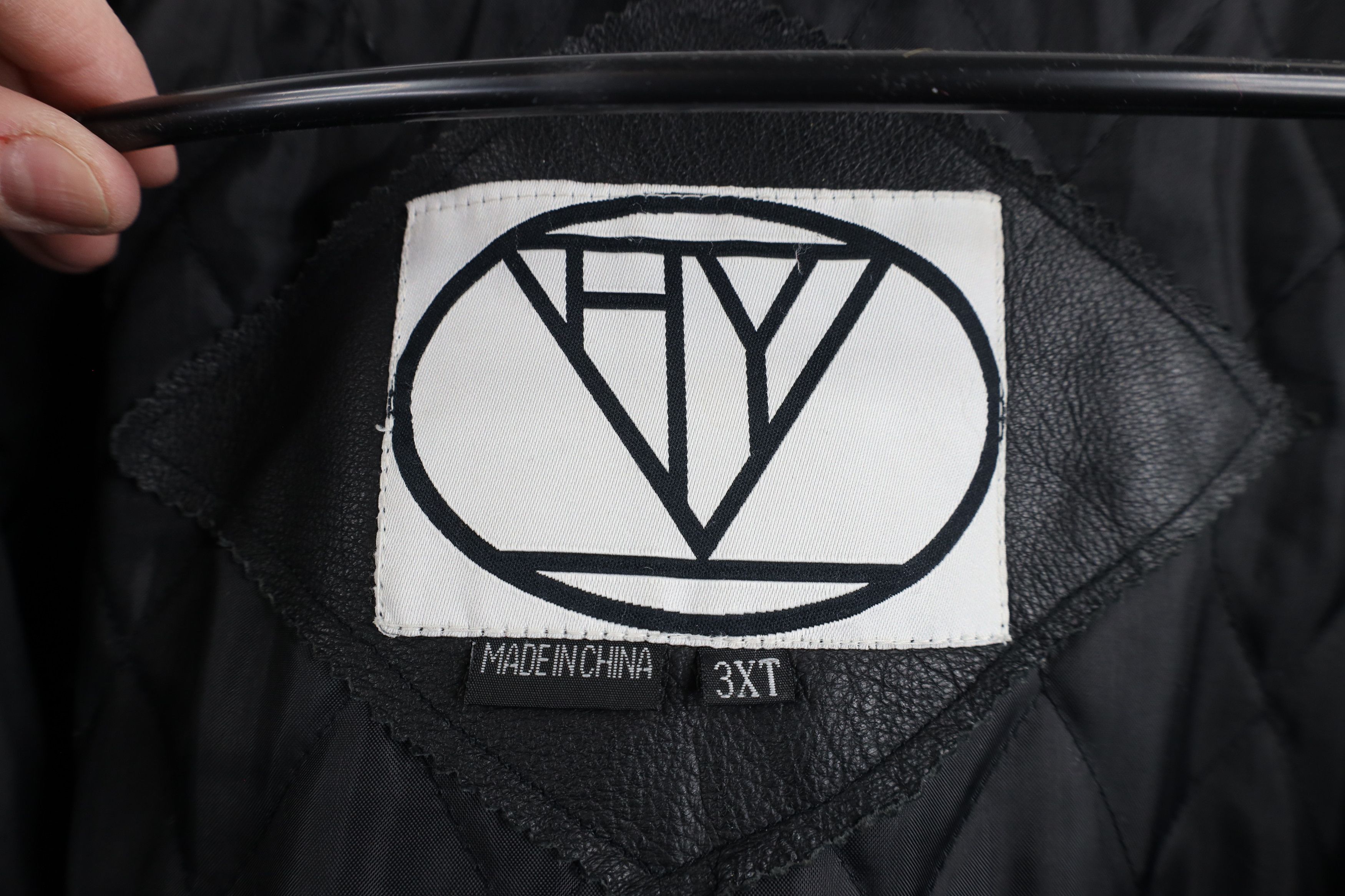 Vintage Vintage 90s Streetwear Leather Full Zip Parka Jacket Black Size US XXL / EU 58 / 5 - 12 Thumbnail