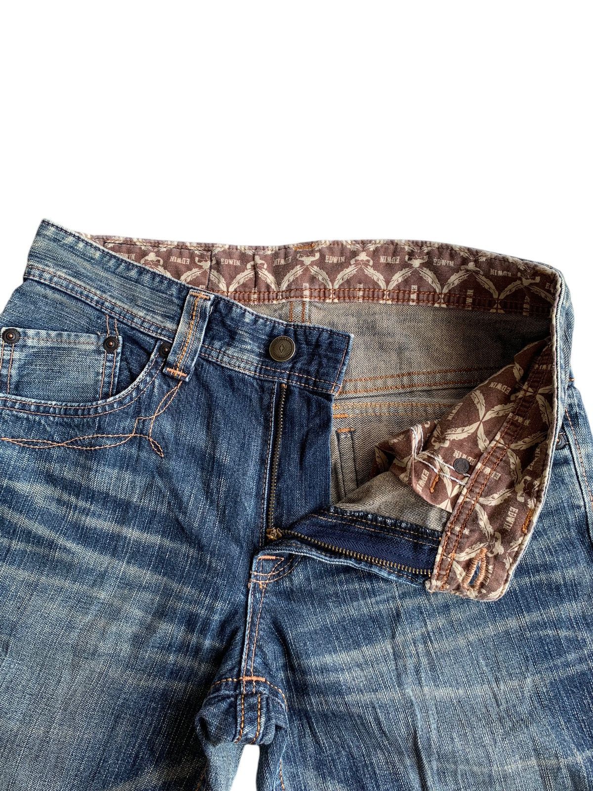 Kapital FLARE EDWIN NAVAJO HIPPIES STYLE & FADED AND RUSTY DENIM☠️🎌🌈 Size US 32 / EU 48 - 18 Thumbnail