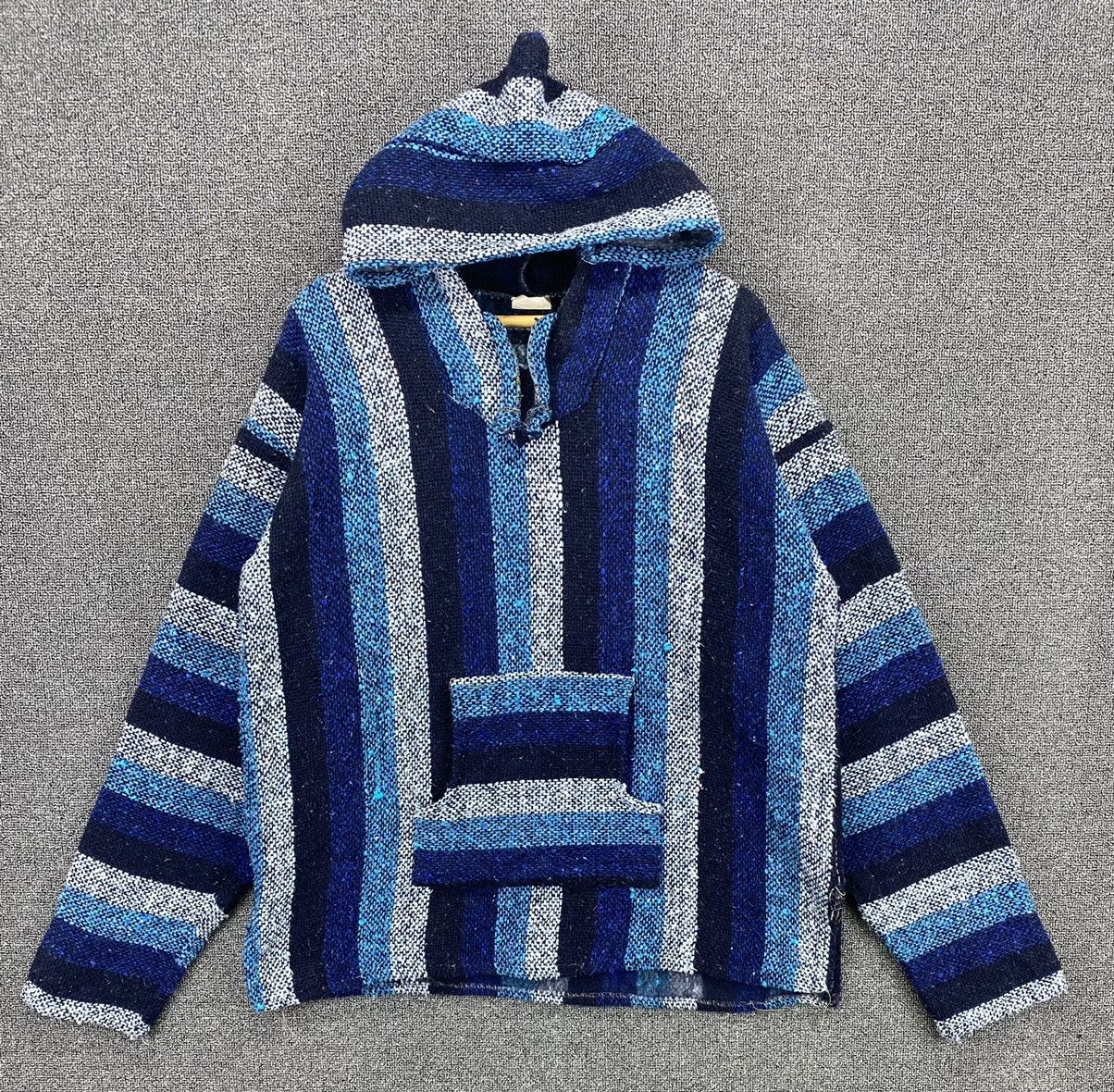 Mexican Threads Vintage Vel Mex Baja Mexican Drug Rugs Coogi Style Hoodie Size US L / EU 52-54 / 3 - 1 Thumbnail
