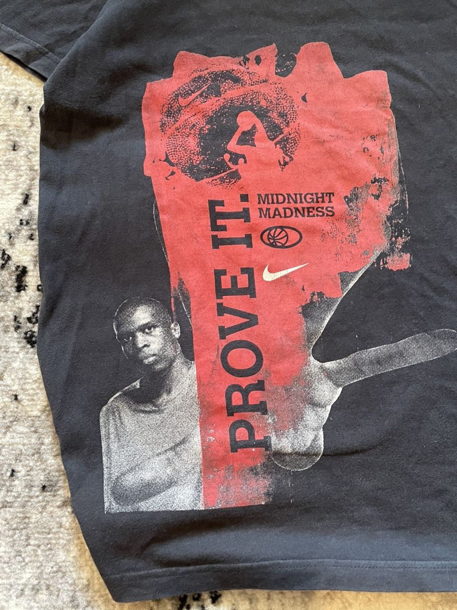 Nike × Vintage Nike Vintage Prove It Tee Basketball Bagy Fit Streetwear Y2k Size US XXL / EU 58 / 5 - 4 Thumbnail