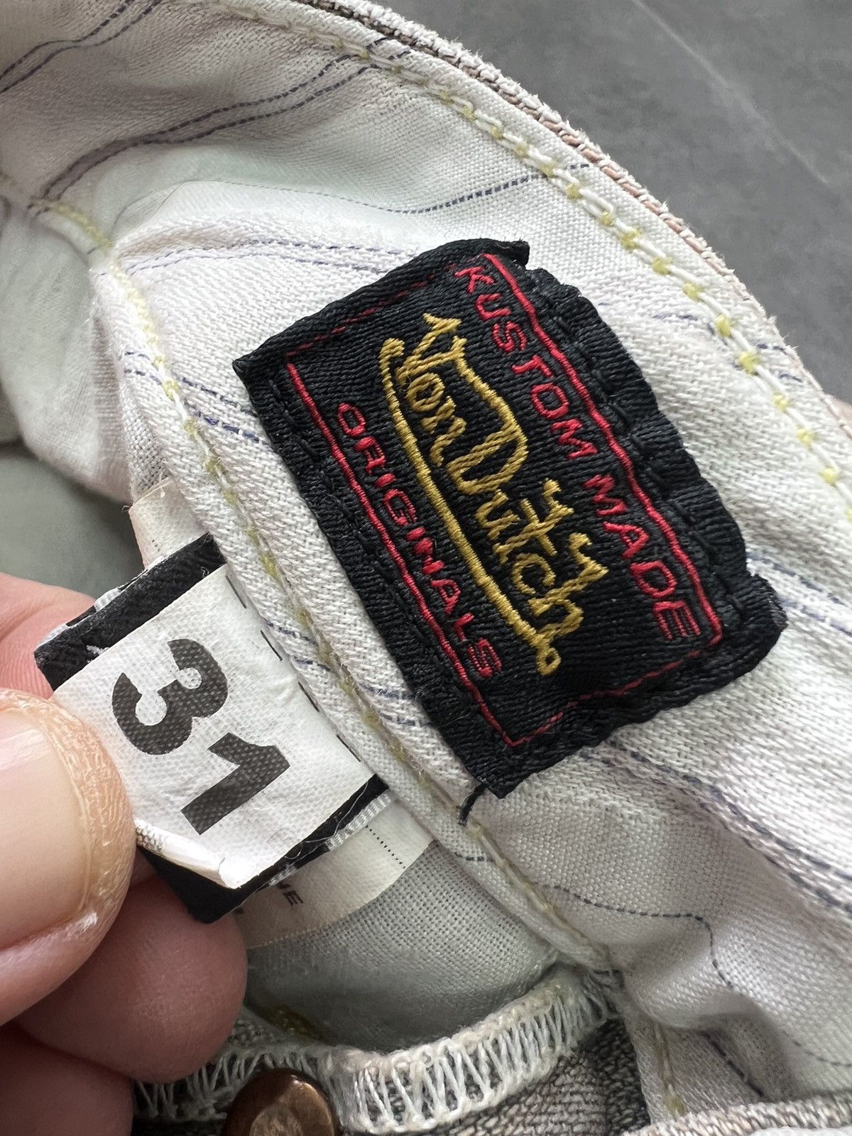 Vintage × Von Dutch Crazy Vintage Y2K Von Dutch Cargo Pants Skater Opium Size US 31 - 8 Thumbnail