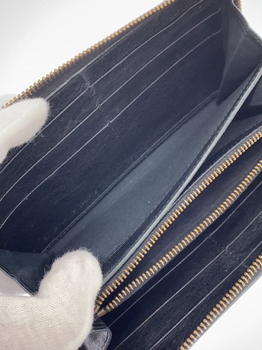 Balenciaga Balenciaga Leather Long Wallet Black Size ONE SIZE - 5 Thumbnail