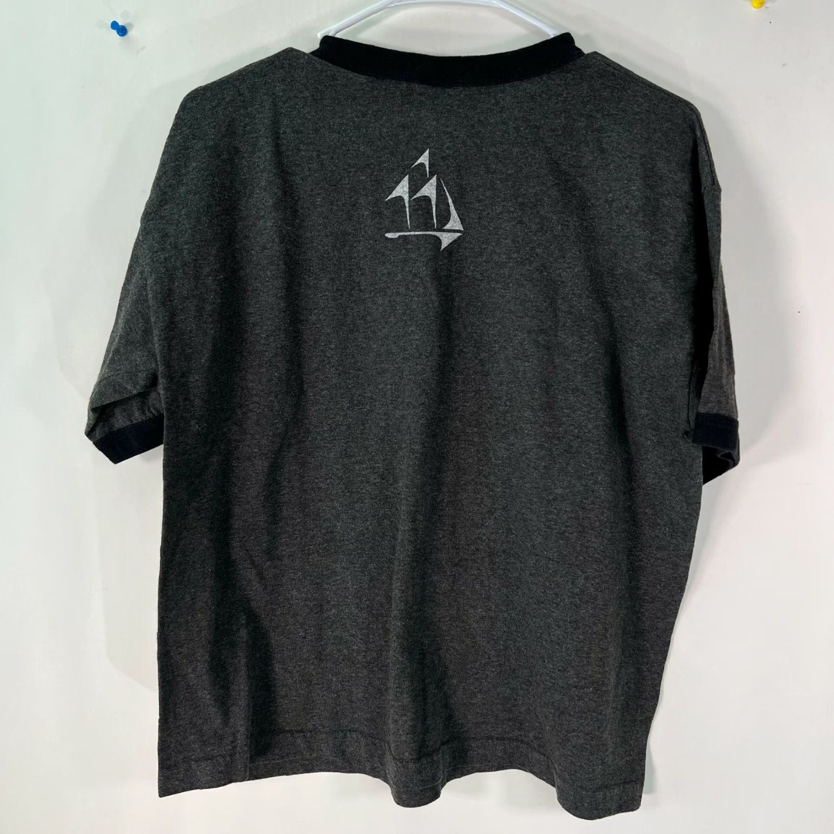 Vintage Cutty Whisky Mens Crew Neck T-Shirt Graphic Gray L Adult Regular Short Sleeve Casual 100% Cotton Size US L / EU 52-54 / 3 - 2 Thumbnail