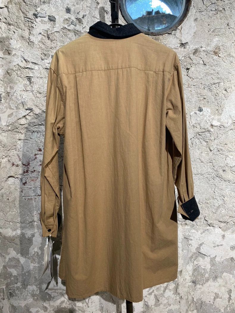 Y's Y's size 1 Mid-length beige patchwork shirt Size S / US 4 / IT 40 - 2 Thumbnail