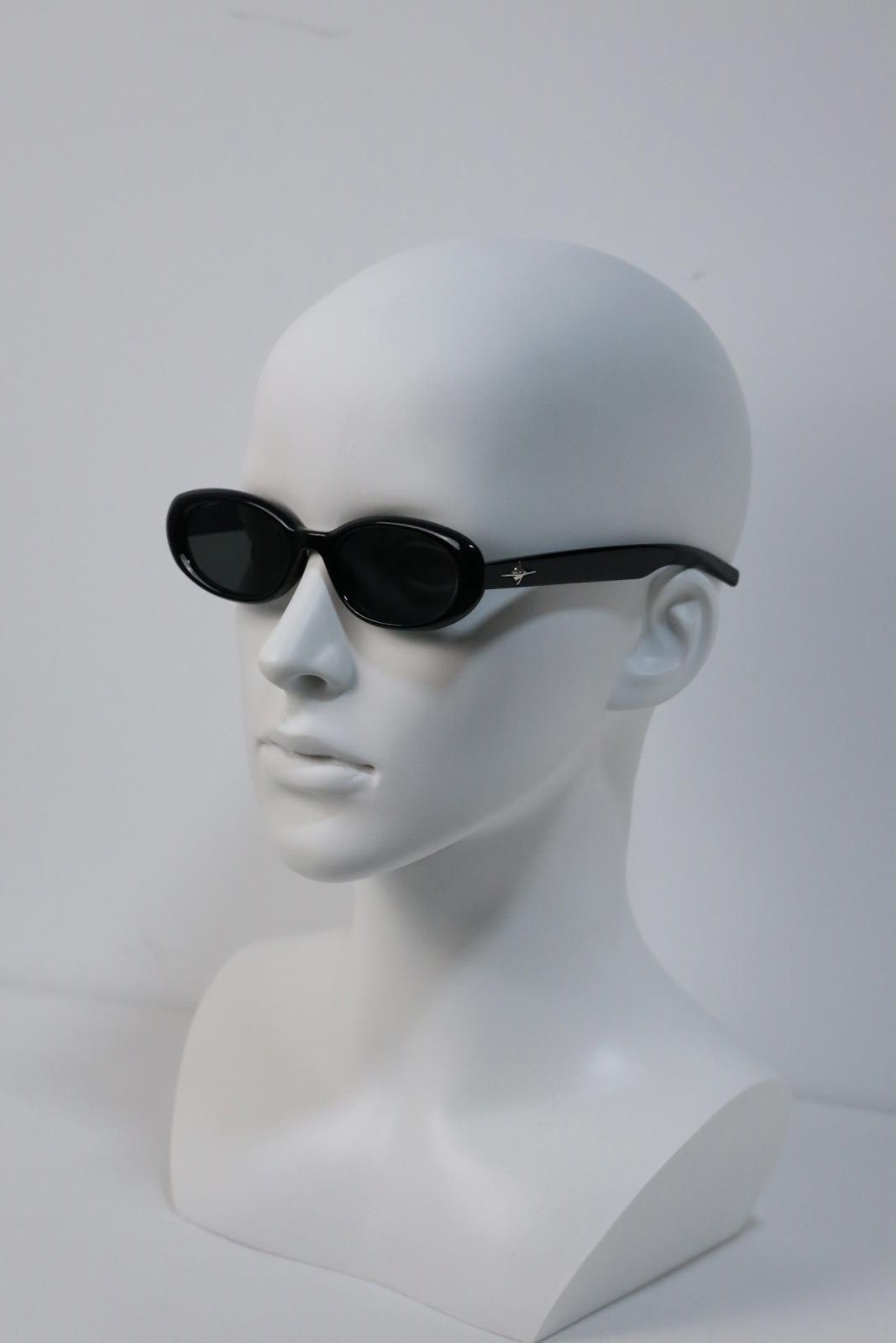 Other Y2k Avant Garde Cat Eye Round Black Sunglasses Unisex OS Size ONE SIZE - 3 Thumbnail