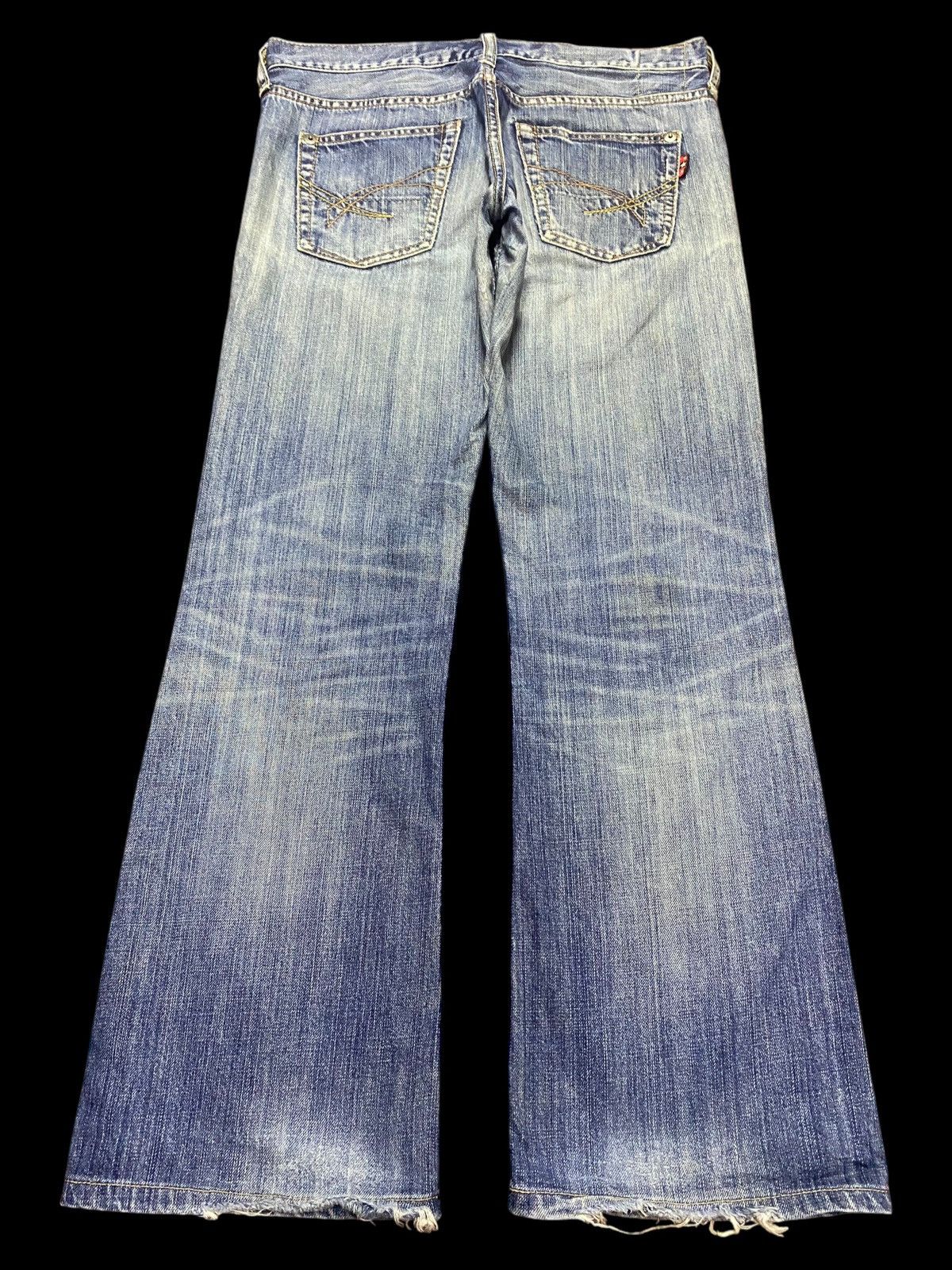 Japanese Brand Vintage Japanese Brand Sweet Camel Distressed Flare Jeans Size US 32 / EU 48 - 2 Thumbnail
