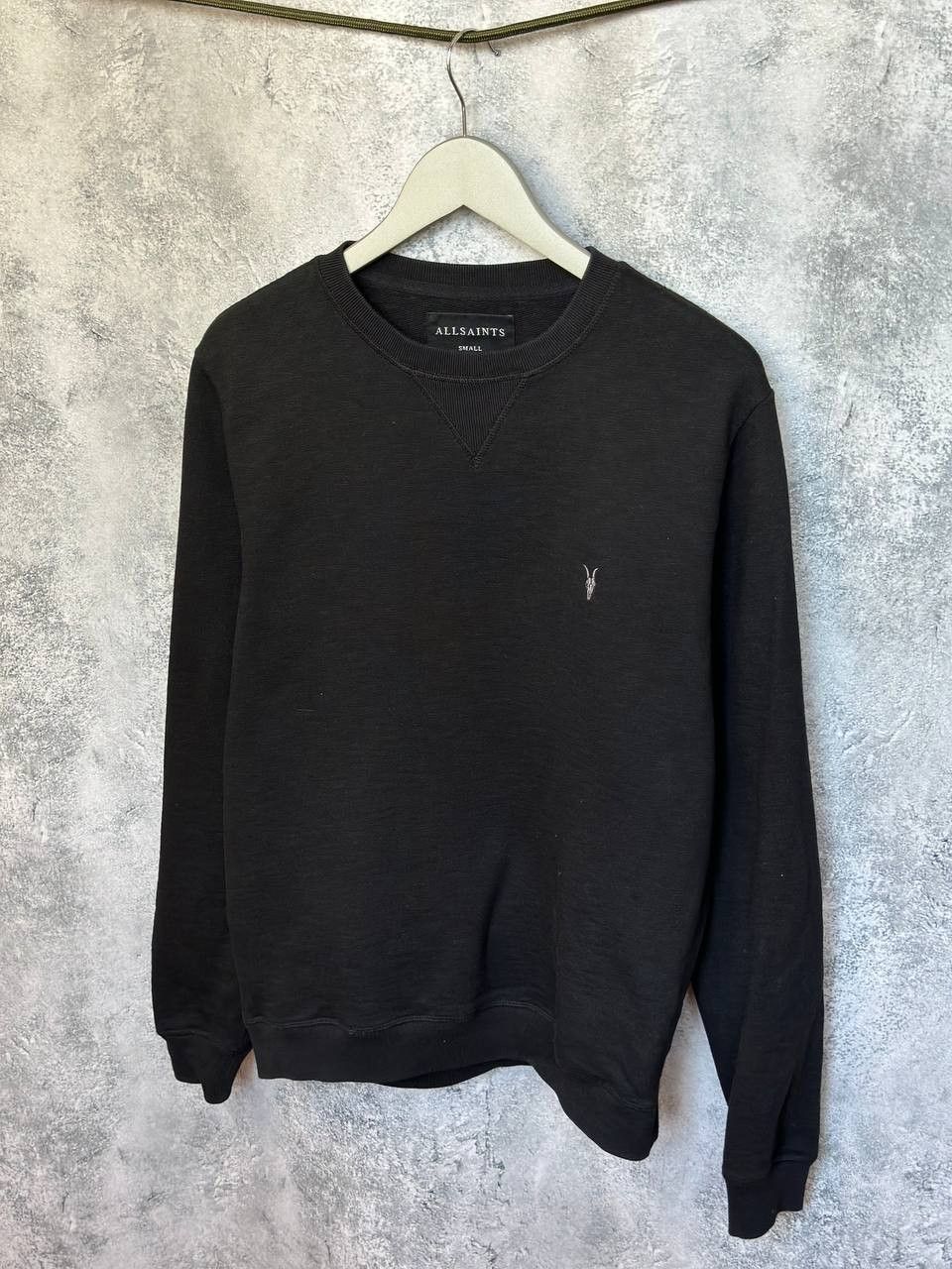 Allsaints ALLSAINTS Wilde Crew Black Sweatshirt LS Oversized Jumper Size US S / EU 44-46 / 1 - 1 Thumbnail