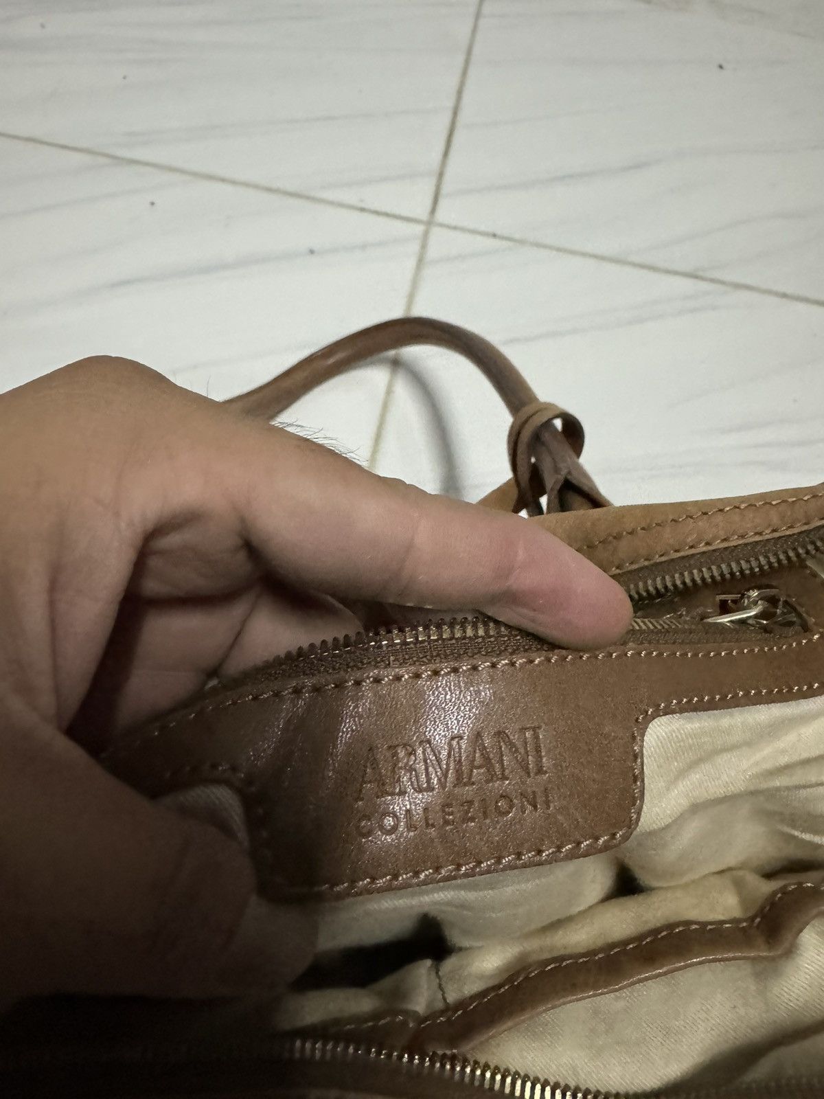 Armani Exchange × Leather ARMANI EXCHANGE SOFT LEATHER SHOULDER BAG Size ONE SIZE - 11 Thumbnail
