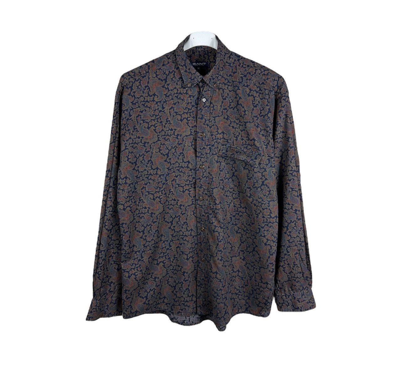 Gant Vintage 80s Gant baroque pattern retro pocket shirt cotton Size US M / EU 48-50 / 2 - 1 Thumbnail