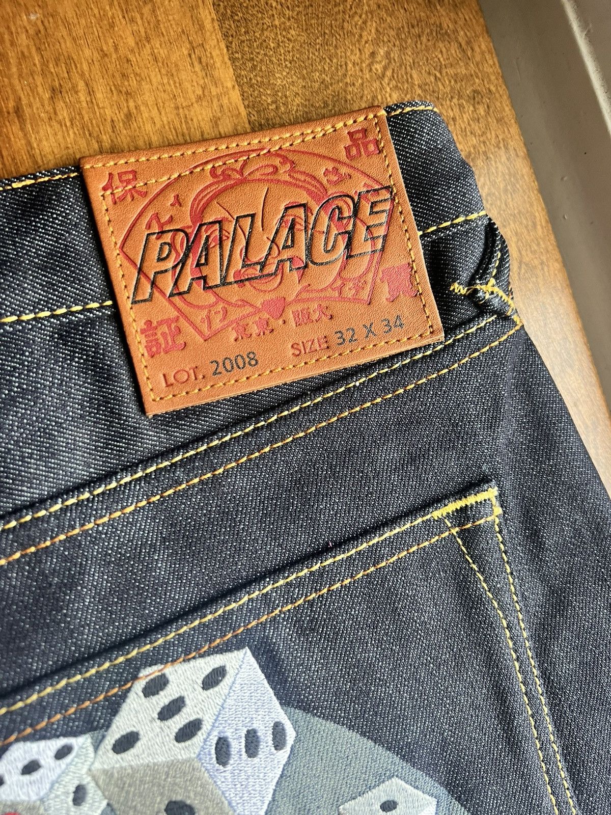 Evisu × Palace Palace Evisu Dice Raw Denim Jean Size US 32 / EU 48 - 5 Thumbnail