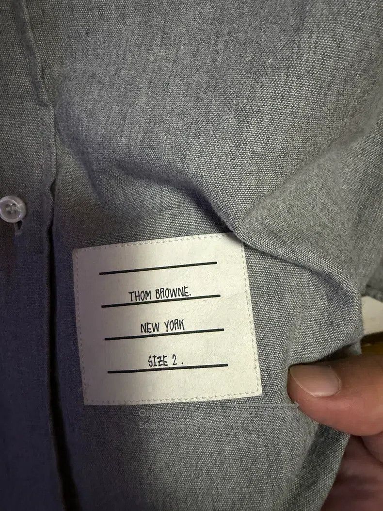 Thom Browne Thom Browne Flannel casual long sleeve shirt Size US M / EU 48-50 / 2 - 3 Thumbnail