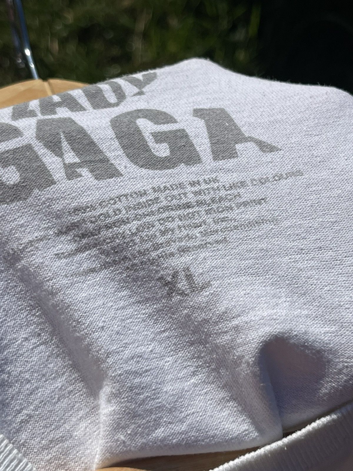 Band Tees Lady Gaga Applause Art white t-shirt tee Size US XL / EU 56 / 4 - 6 Thumbnail