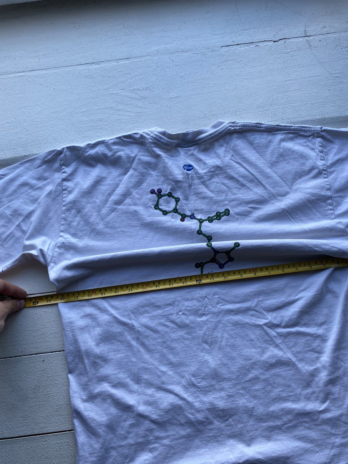 Vintage 🔥90s Pfizer Celsentri Maraviroc Tablets Drug Like Rare Shirt Size US XL / EU 56 / 4 - 8 Thumbnail