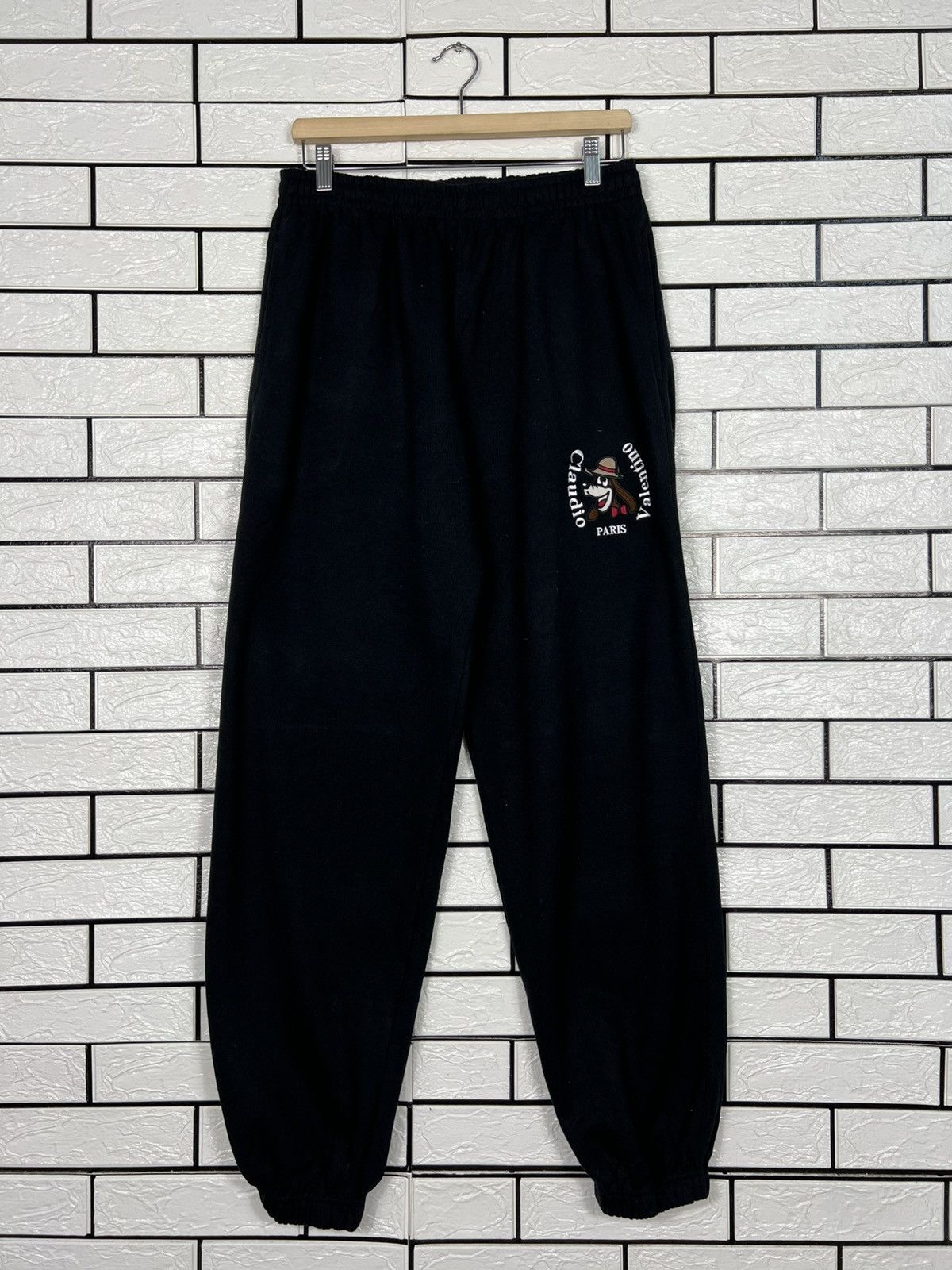 Other CLAUDIO VALENTINO Embroidered Logo Sweatpant #4164-C191 Size US 30 / EU 46 - 1 Thumbnail