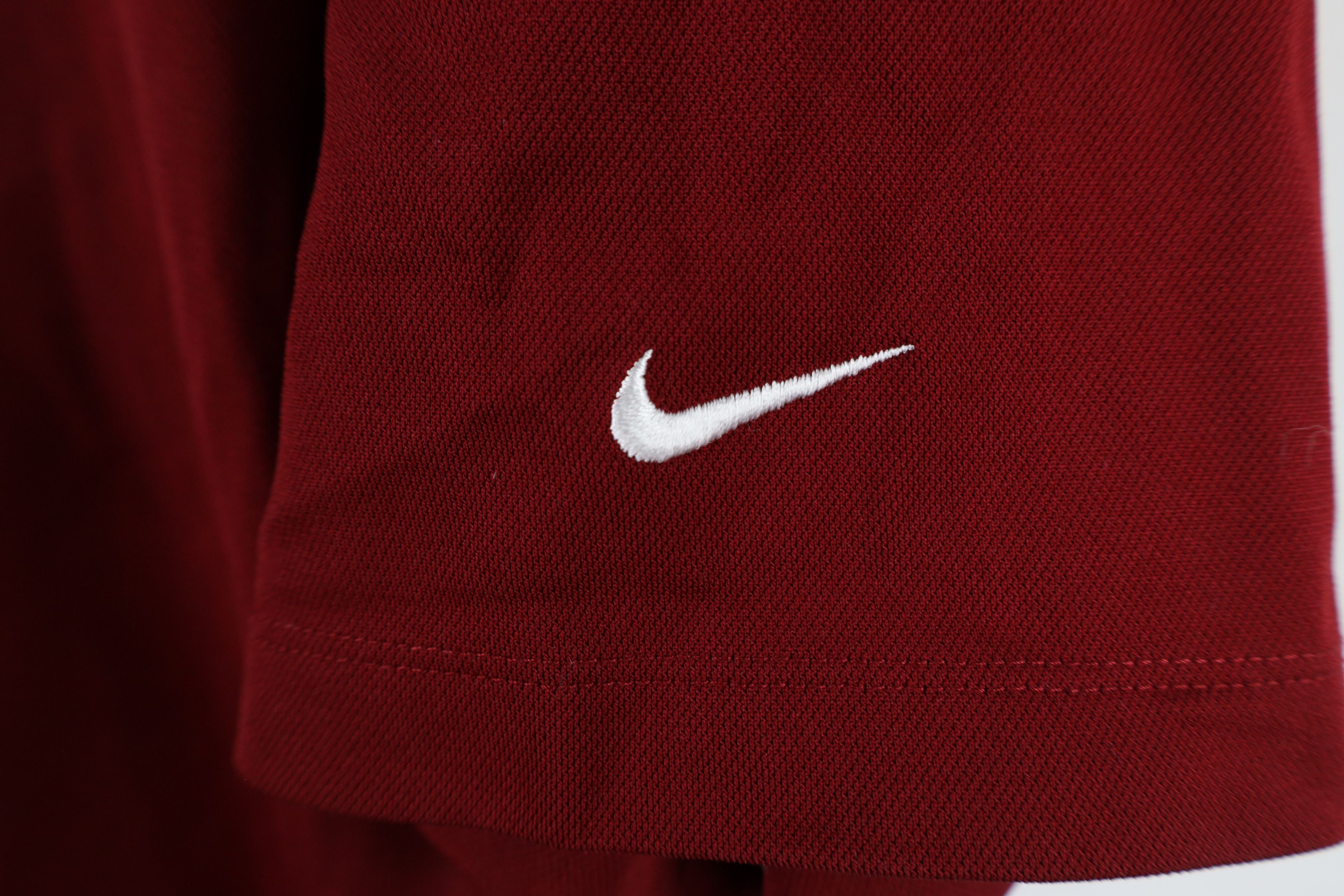 Nike × Vintage Vintage Nike Golf Scott Mini Swoosh Mock Neck T-Shirt Red Size US XXL / EU 58 / 5 - 4 Thumbnail