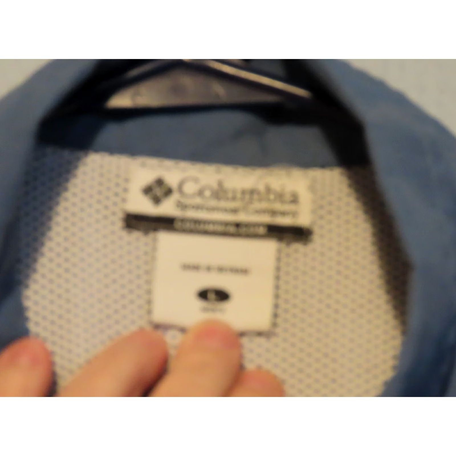 Vintage Columbia Button-Up Shirt Mens Large Blue Fishing Outdoor Size US L / EU 52-54 / 3 - 3 Thumbnail