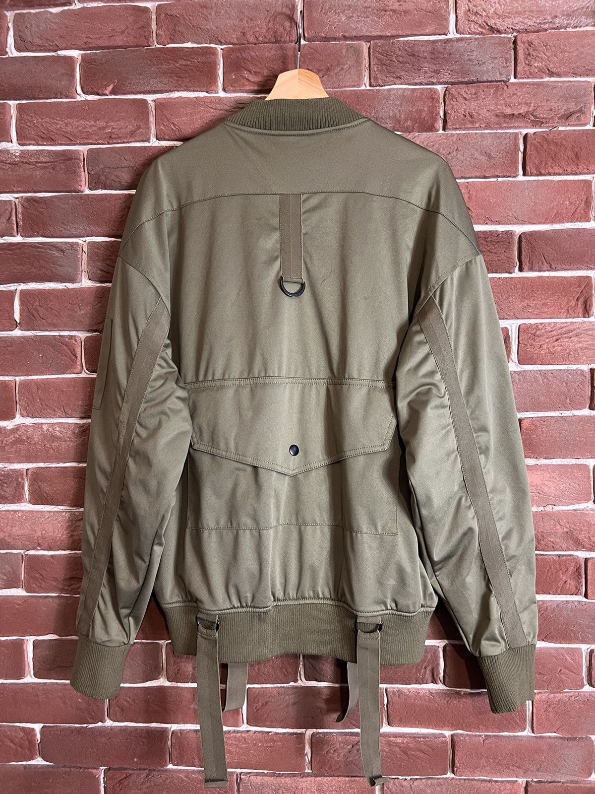 Seditionaries Zara Bondage Cargo Olive Bomber Jacket Avant Garde Hype L Size US L / EU 52-54 / 3 - 4 Thumbnail