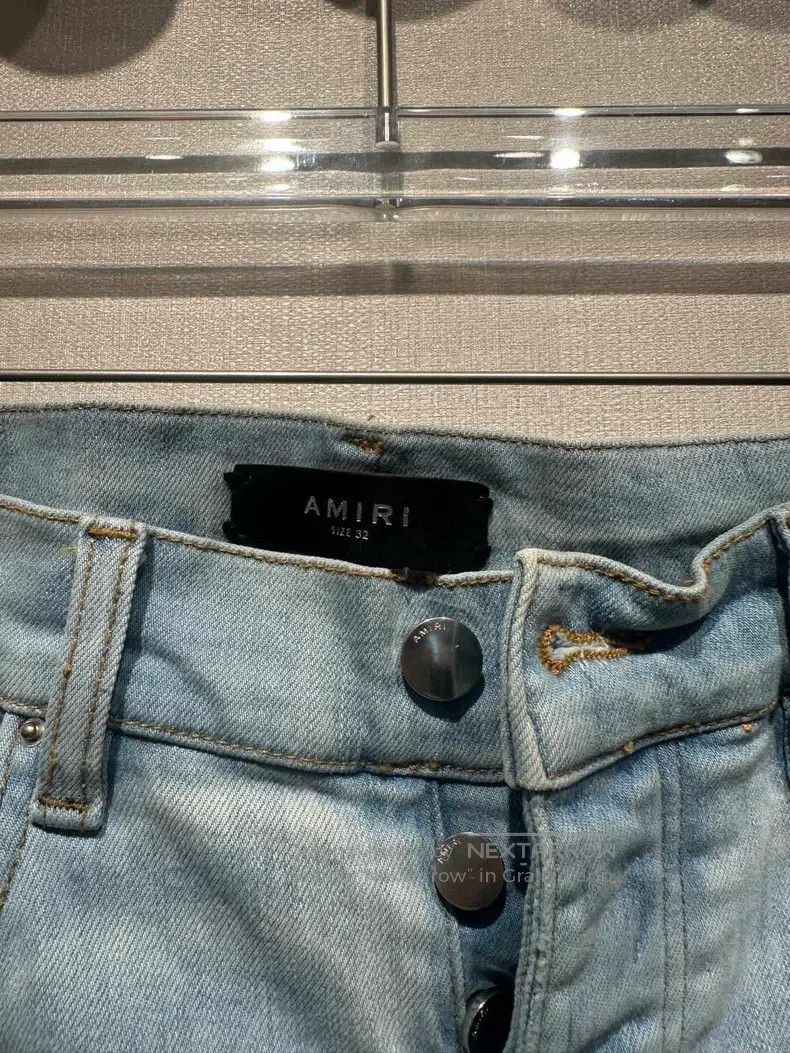 Amiri Amiri Size 32 Emir Painted Hole Jeans Size US 32 / EU 48 - 3 Thumbnail