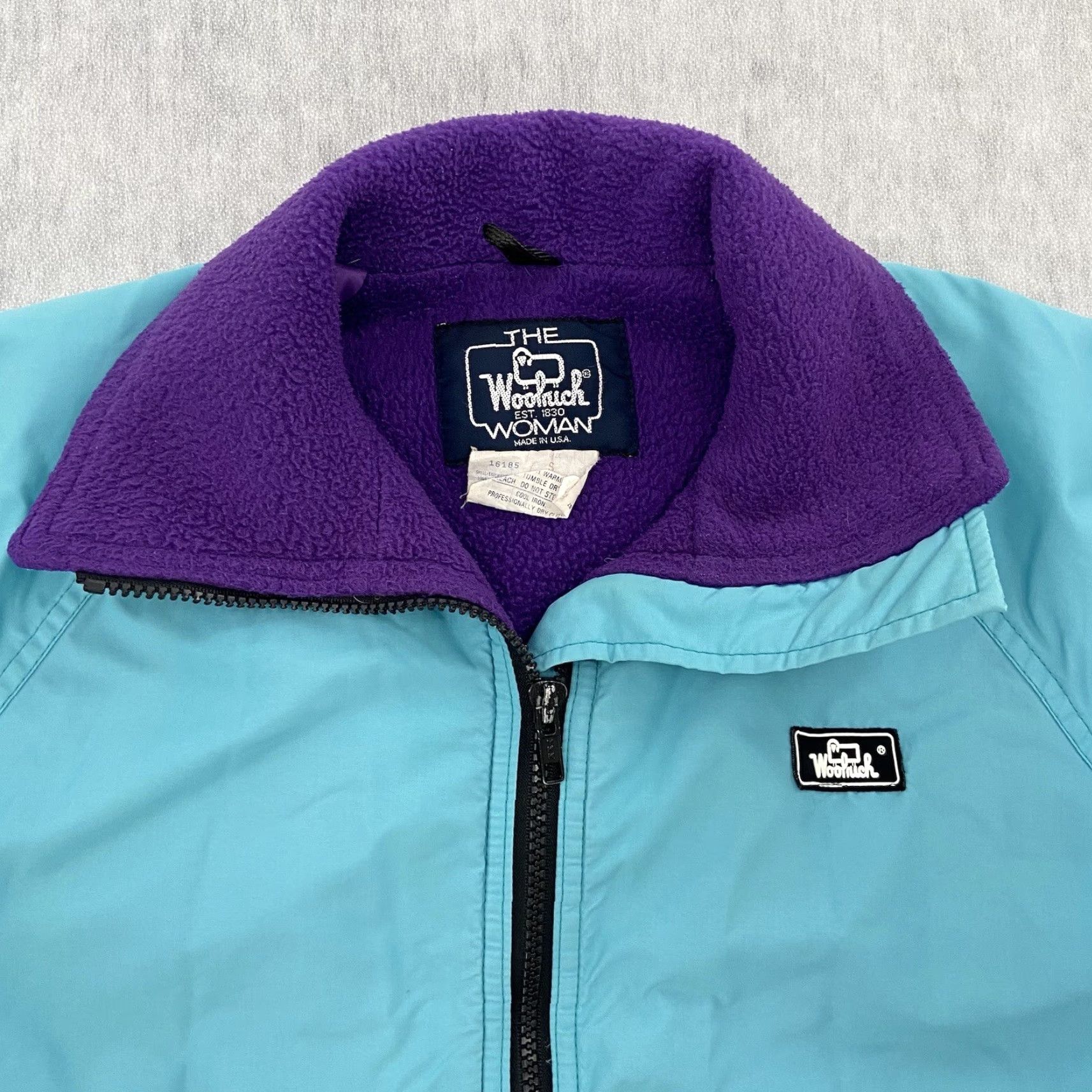 Vintage VINTAGE Woolrich Jacket Womens Small Blue Purple Lined Bomber Full Zip Coat S Jacket Womens Small Blue Purple Lined Bomber Full Zip Coat S Size S / US 4 / IT 40 - 4 Thumbnail