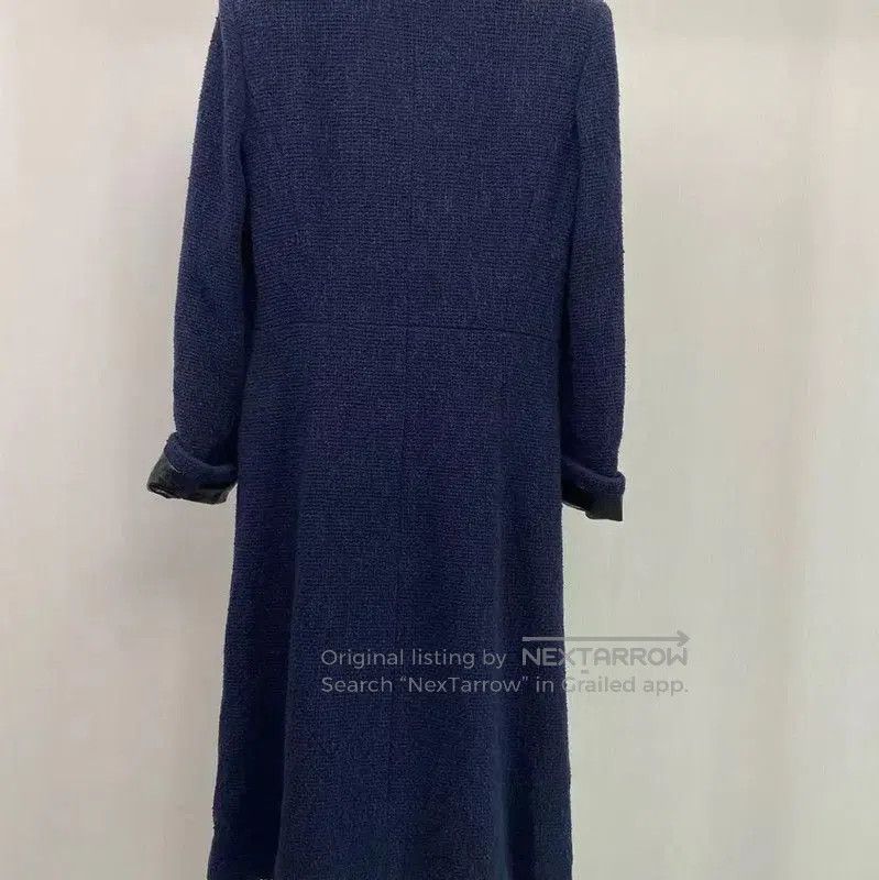Chanel Chanel Blue Long Coat for Women . Size M / US 6-8 / IT 42-44 - 2 Thumbnail