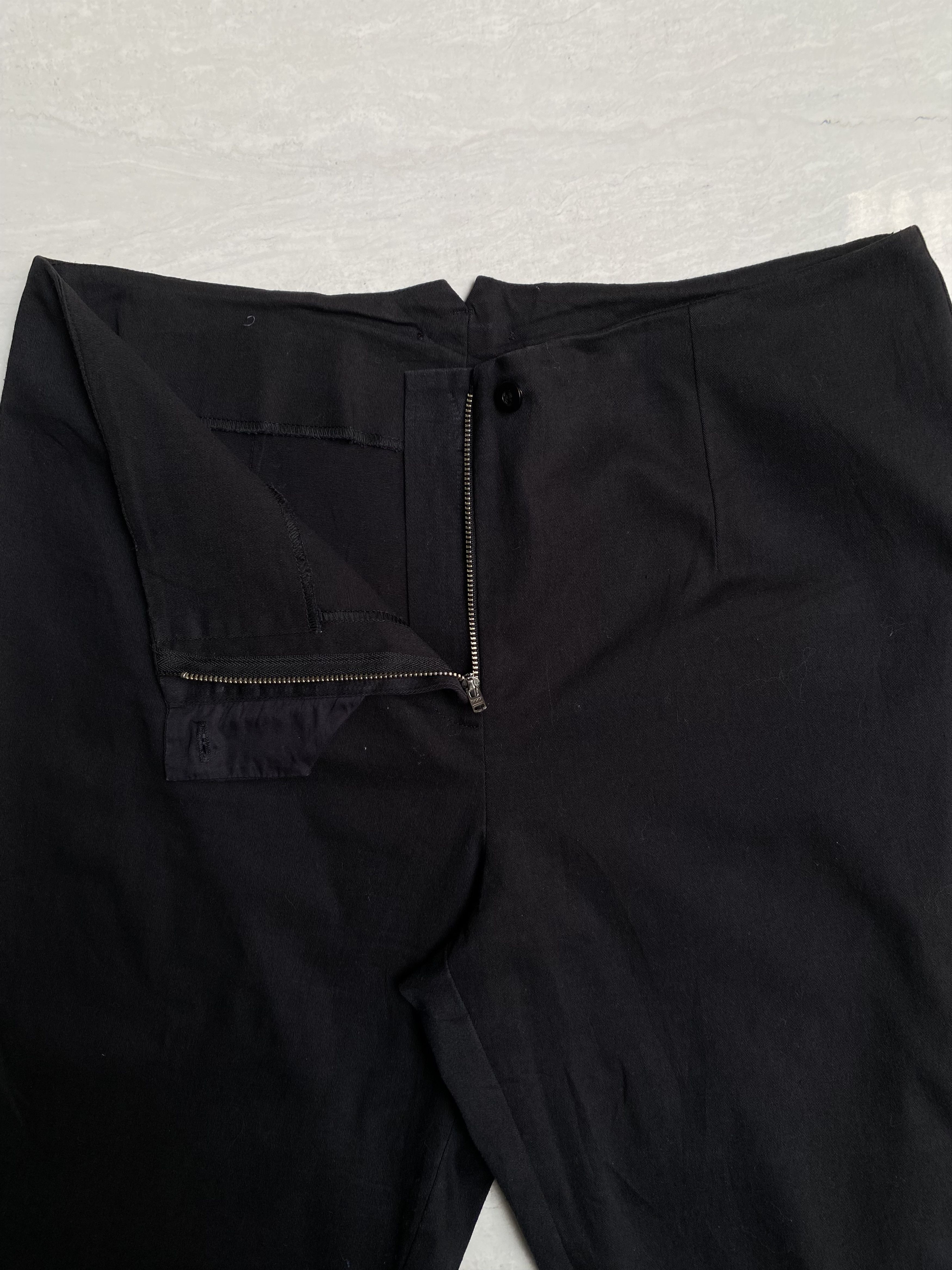 Yohji Yamamoto Yohji Yamamoto ROBYN Black Long Pants Size US 34 / EU 50 - 9 Thumbnail