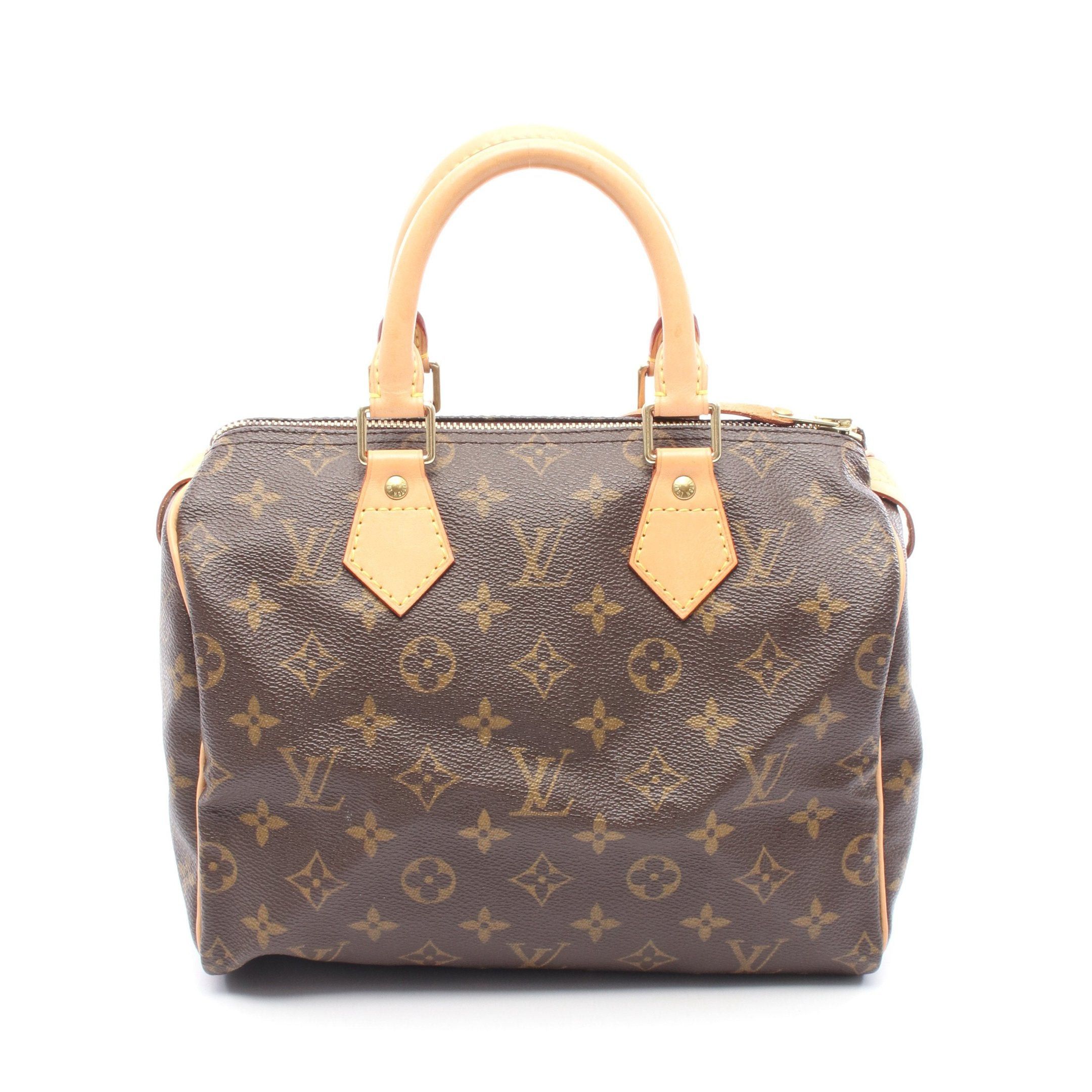 Louis Vuitton Louis Vuitton Speedy 25 Monogram Handbag Leather Brown Size ONE SIZE - 1 Thumbnail