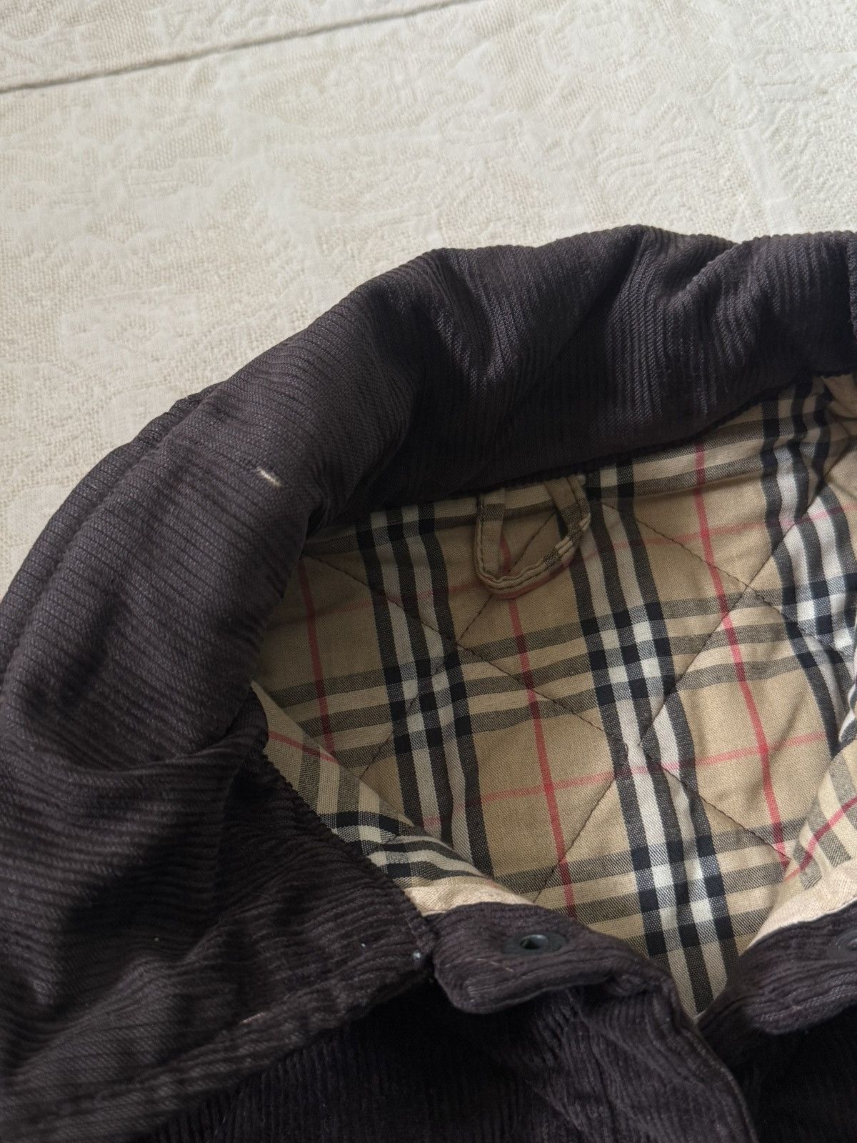Burberry Vintage Burberry Corduroy Quilted Jacket Size US S / EU 44-46 / 1 - 8 Thumbnail