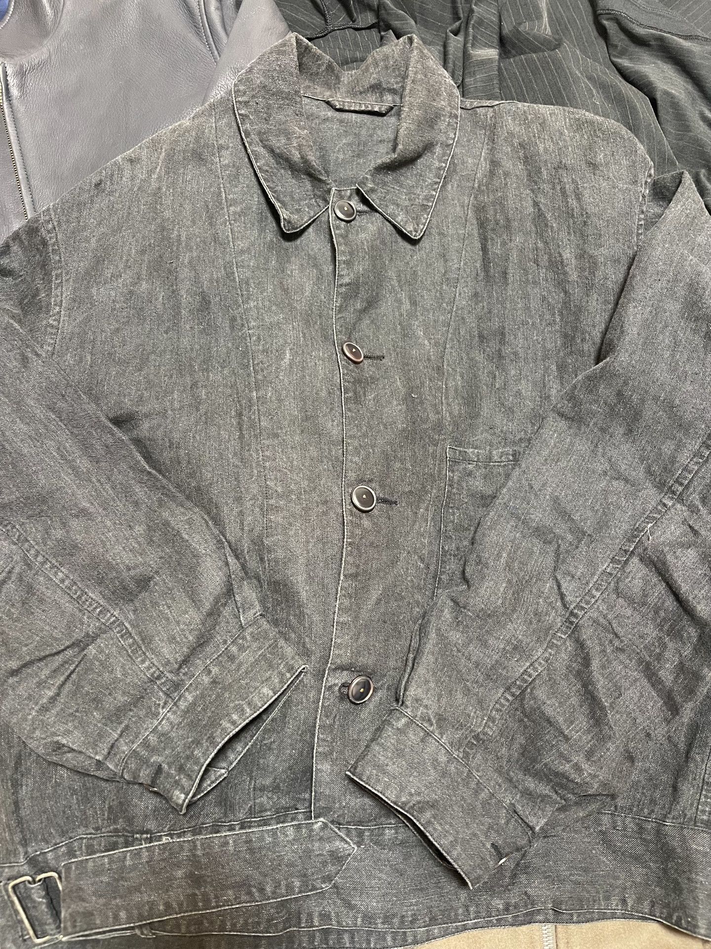 Comoli Comoli Dyed Linen Jacket Size US L / EU 52-54 / 3 - 1 Thumbnail