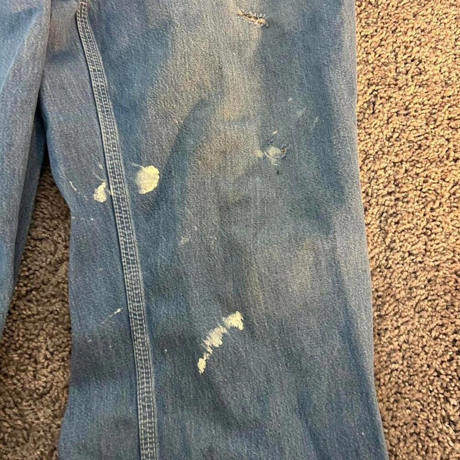 Carhartt Vintage distressed carhartt jeans 36x34 Size US 36 / EU 52 - 2 Thumbnail