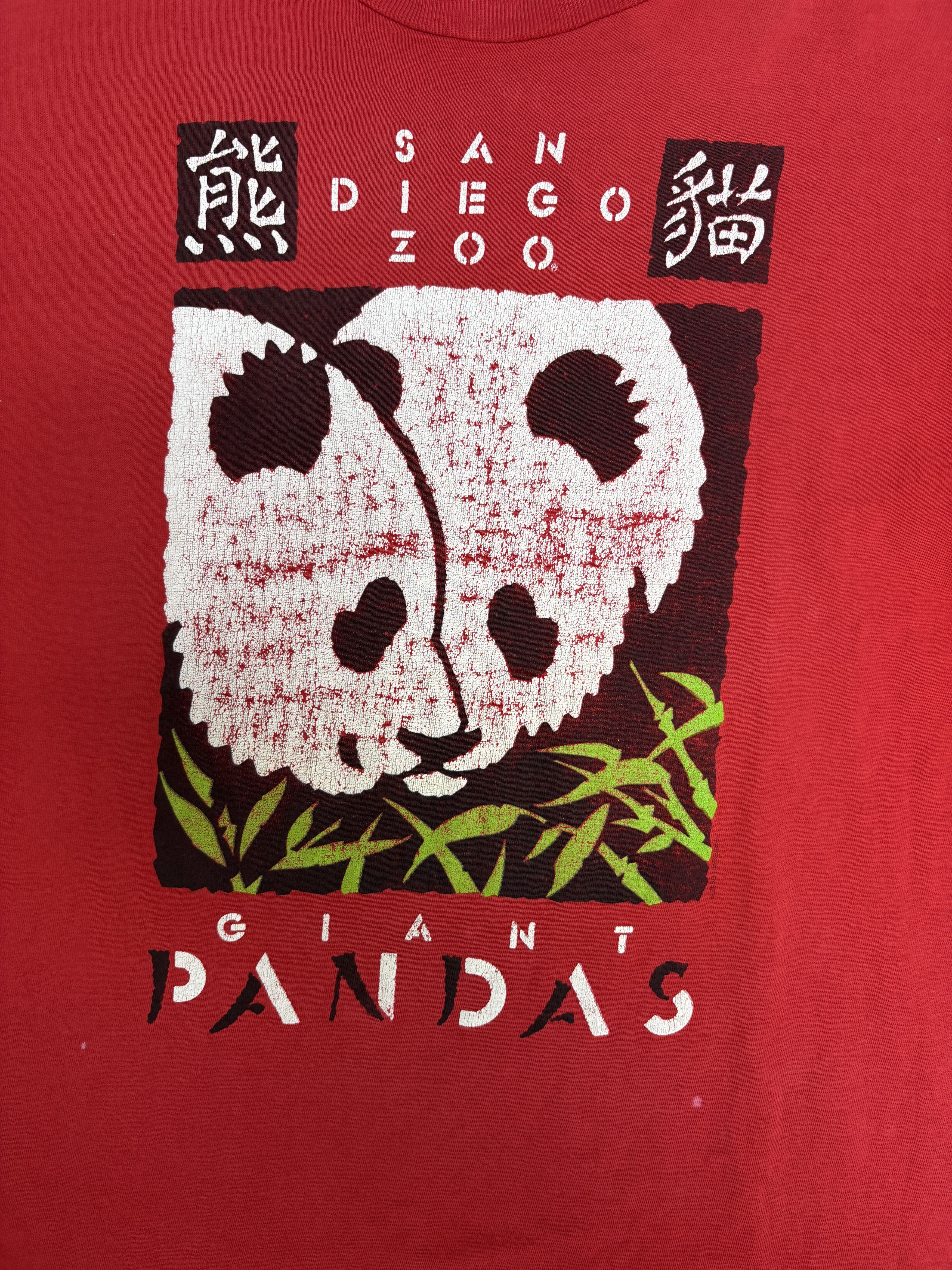 Vintage San Diego Zoo Giant Pandas Vintage T-Shirt Tee Size US L / EU 52-54 / 3 - 2 Thumbnail