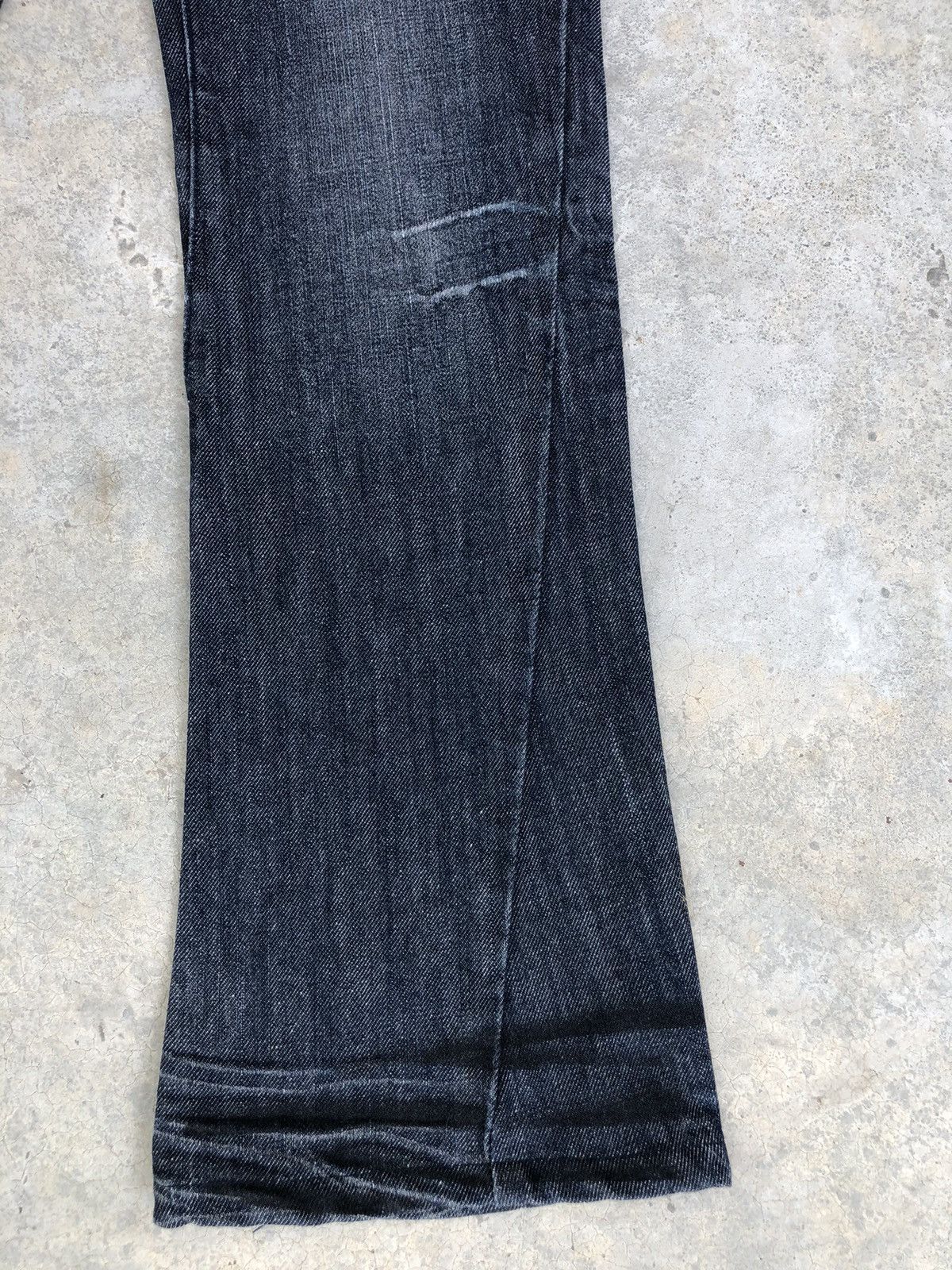 Y2k Blacklabel Sho Flared Jeans Distressed Jeans