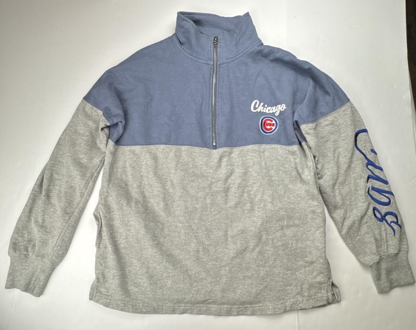 Other Soft as a Grape Chicago Cubs Quarter Zip Fleece Pullover Size US S / EU 44-46 / 1 - 1 Thumbnail
