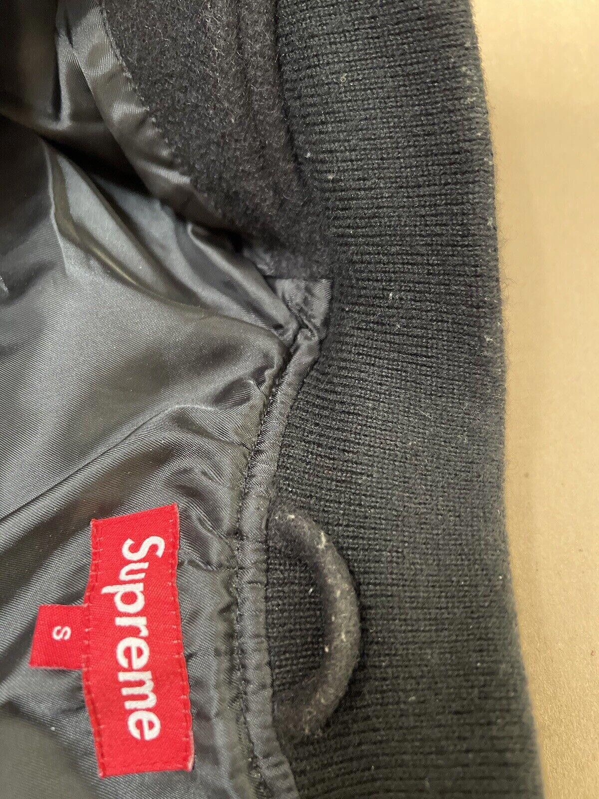 Supreme 2011 PRE OWNED SUPREME X PLAYBOY BLACK VARSITY JACKET Size US S / EU 44-46 / 1 - 9 Thumbnail