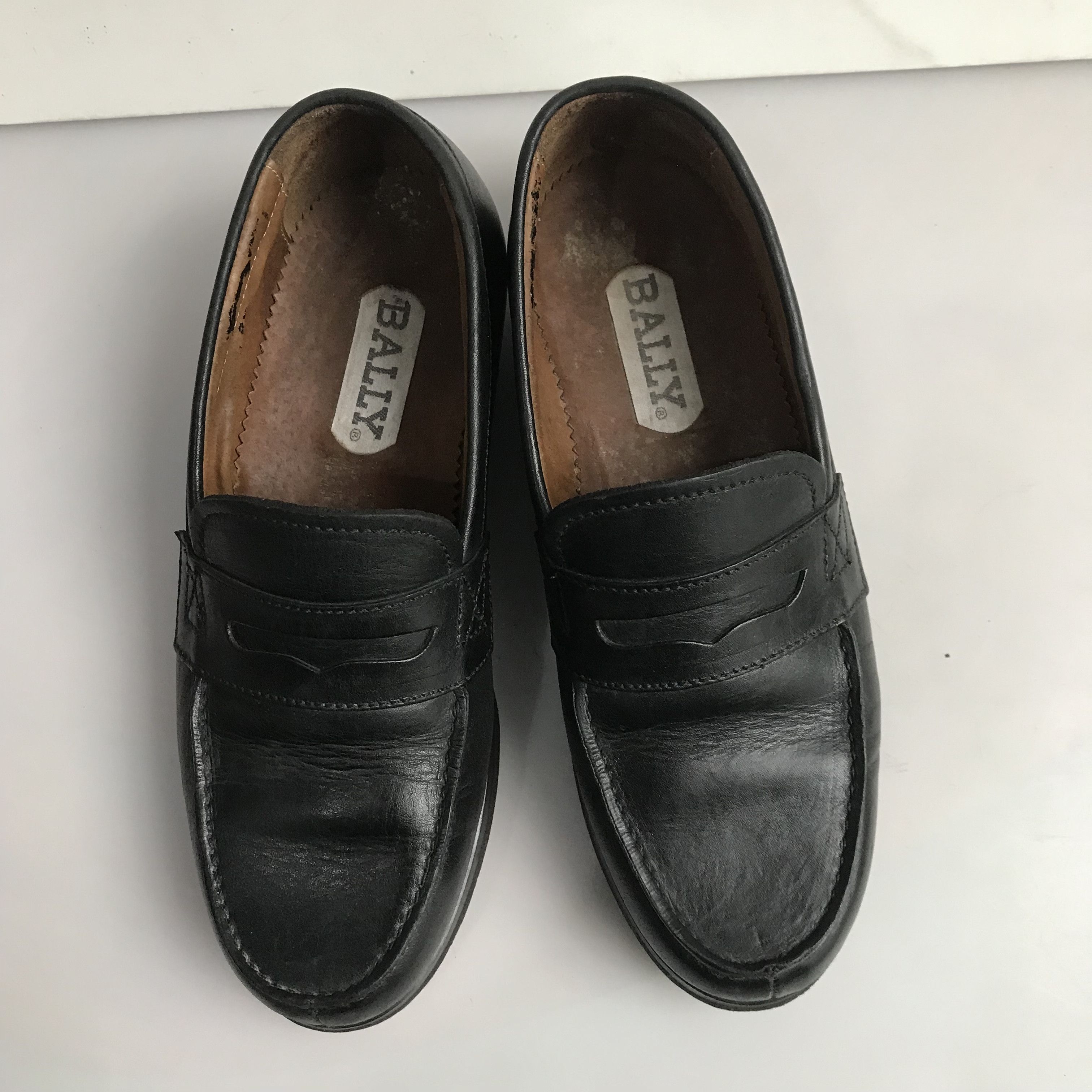 Bally Vintage Bally Penny Loafer black smooth Tassle Like Size US 6.5 / EU 39-40 - 7 Thumbnail