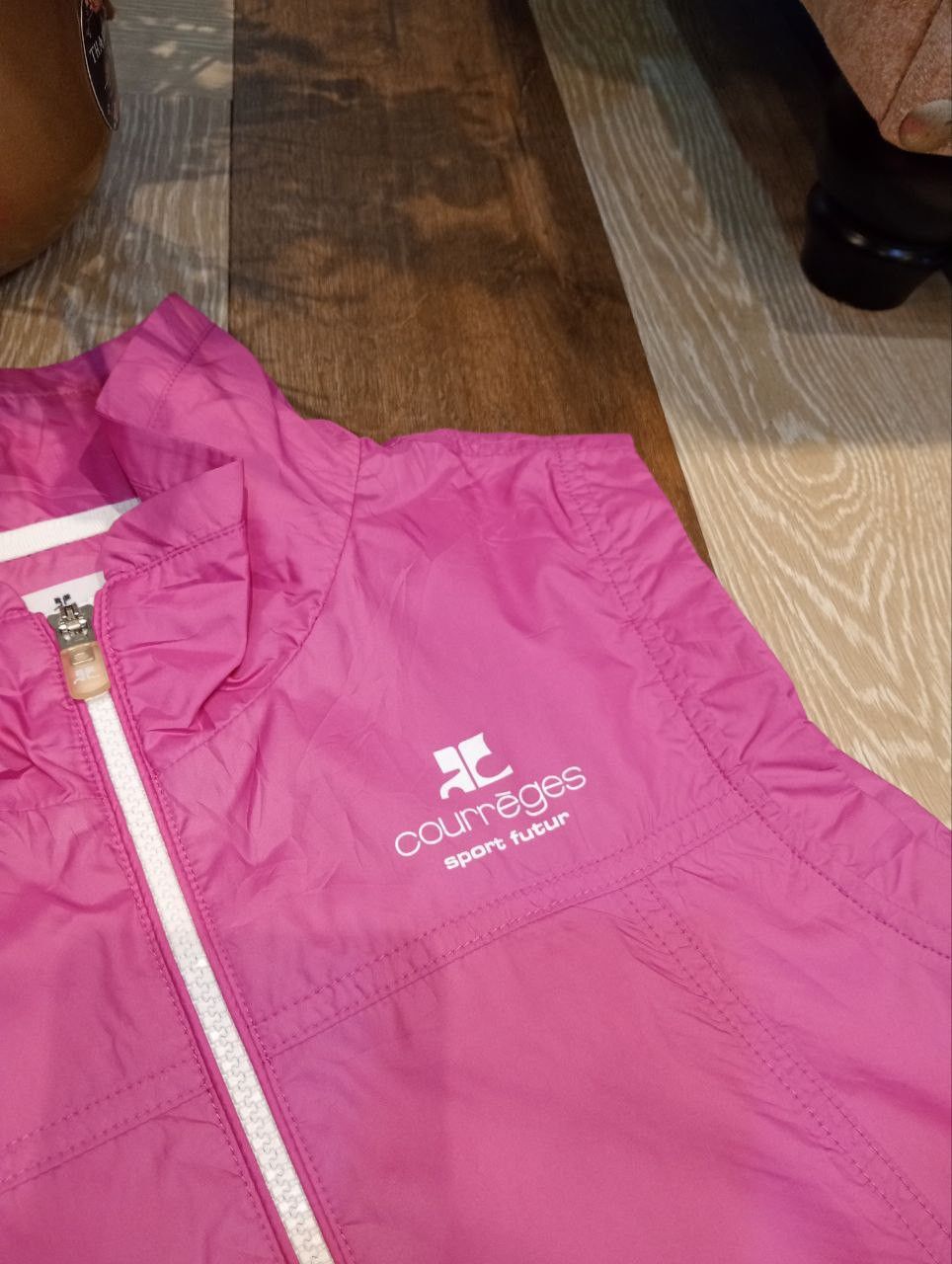 Courreges COURREGES SPORT FUTUR VEST JACKET - SIZE 40 PINK Size S / US 4 / IT 40 - 4 Thumbnail