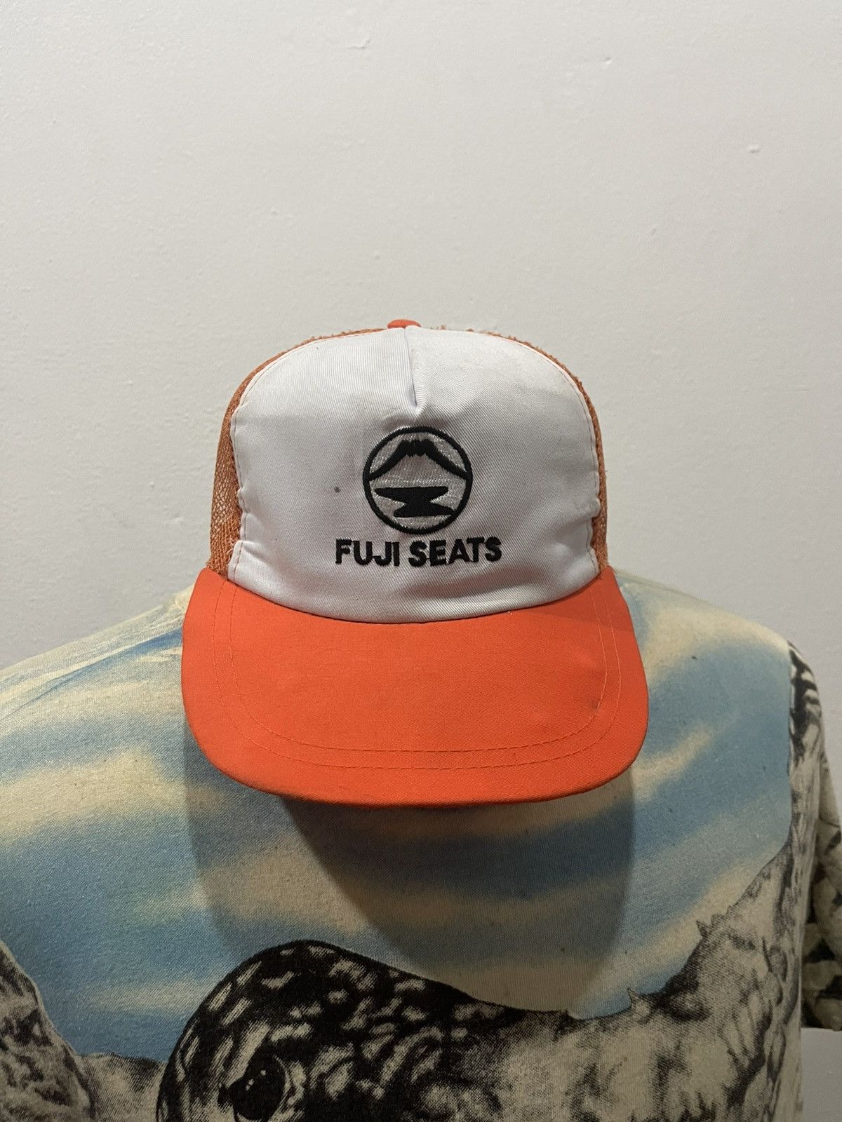 Japanese Brand Fuji Seats Trucker Cap Hat Size ONE SIZE - 1 Thumbnail