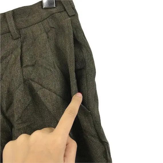 Beverly Hills Polo Club Vtg POLO CLUB USA Green Wool Casual Pant Trouser Slack Size US 28 / EU 44 - 6 Thumbnail