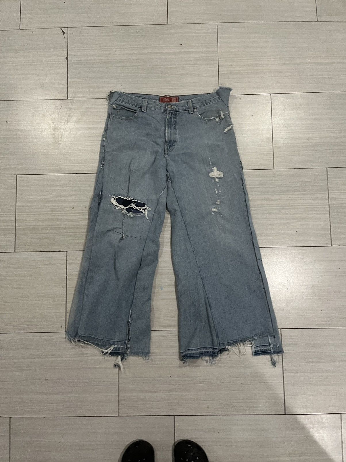 Other Vintage baggy custom flared jeans Size US 34 / EU 50 - 1 Thumbnail