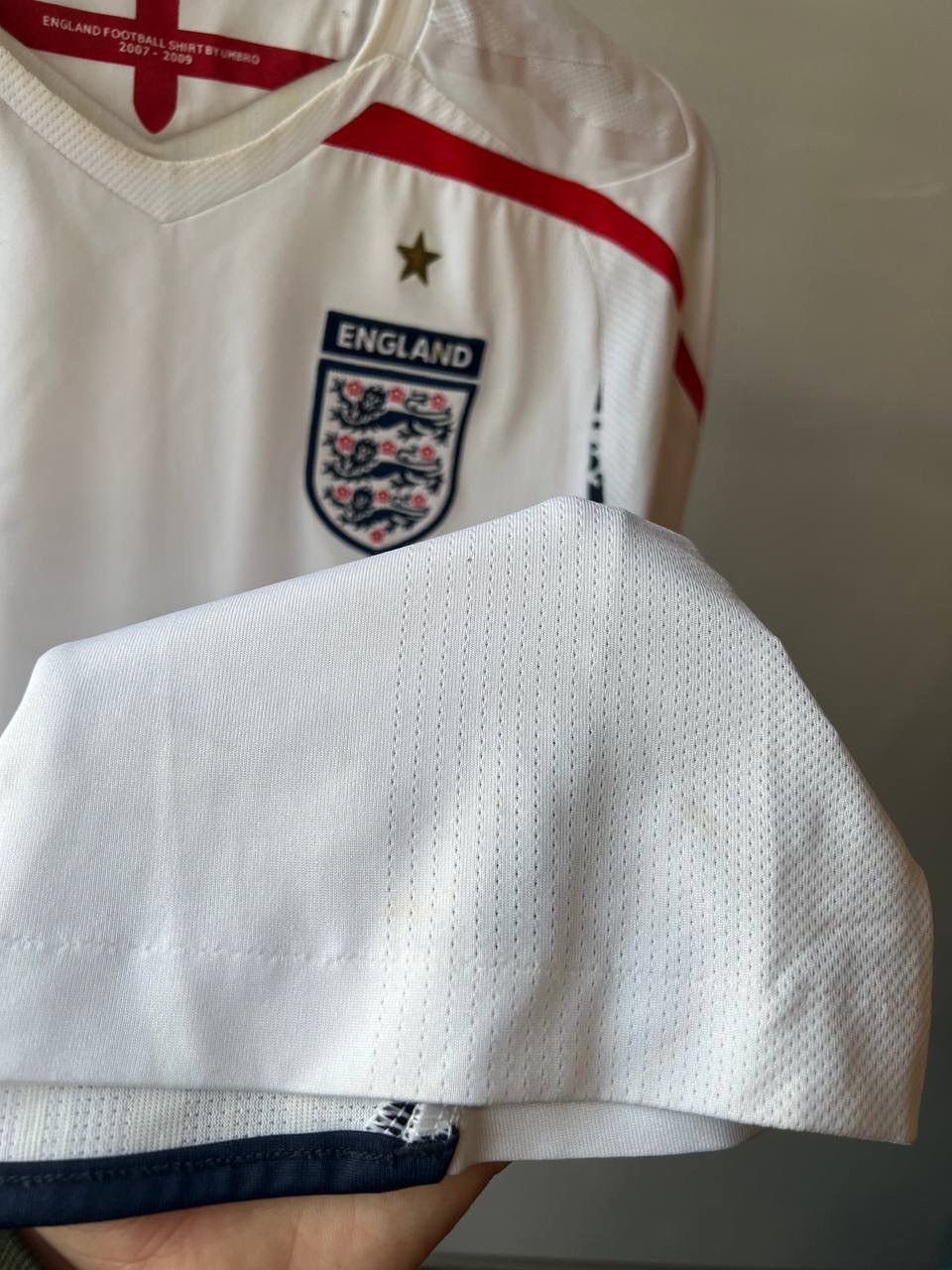 Umbro 2007/09 ENGLAND TEAM #7 WALCOTT SOCCER JERSEY FOOTBALL SHIRT Size US M / EU 48-50 / 2 - 9 Thumbnail
