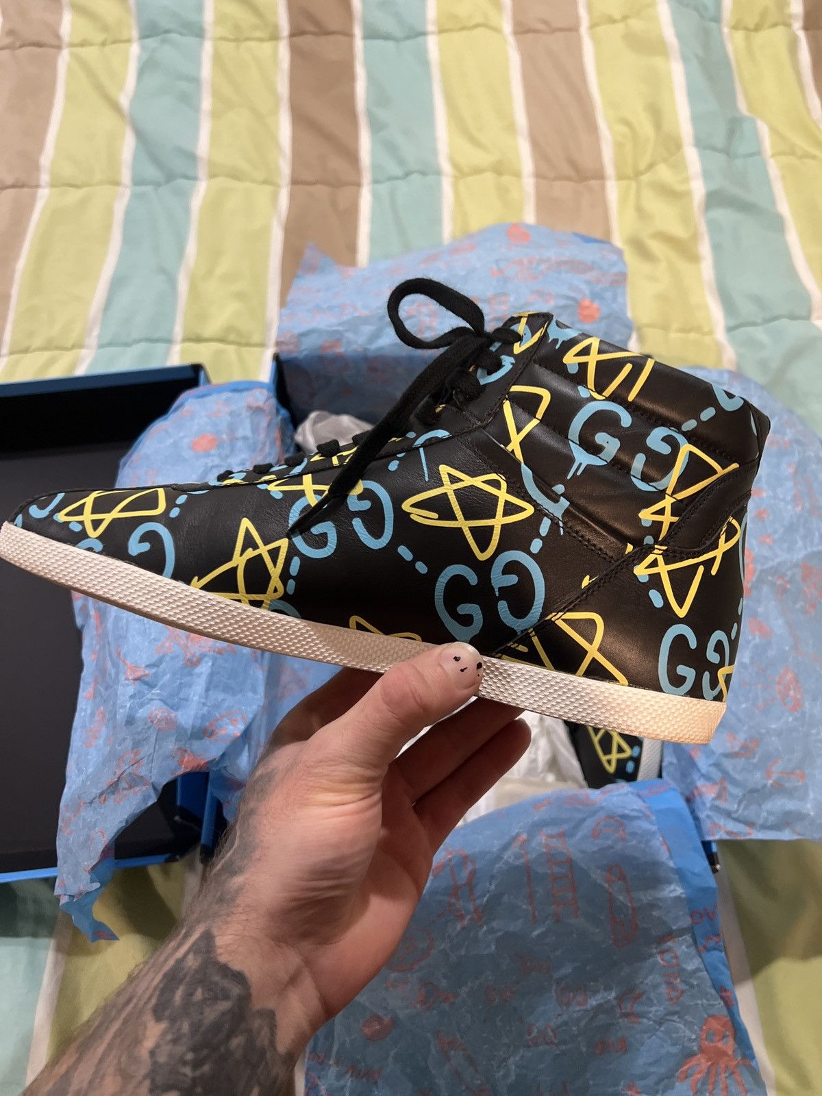 Gucci Gucci Ghost sneakers Size US 9.5 / EU 42-43 - 10 Thumbnail