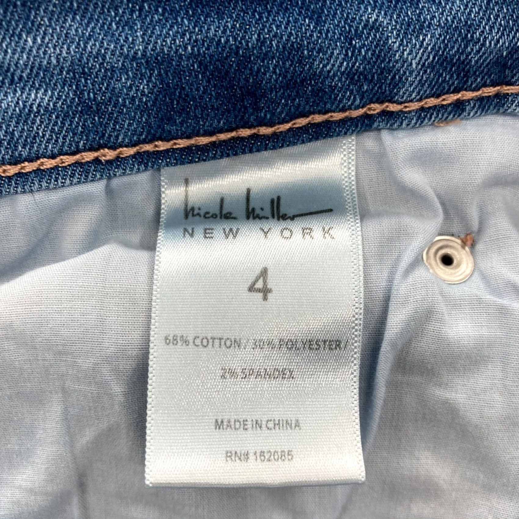 Nicole Miller Nicole Miller Soho Slim Ankle Jeans Women's 4 Blue Stretch Denim High Rise Y2K Size 28" / US 6 / IT 42 - 6 Thumbnail