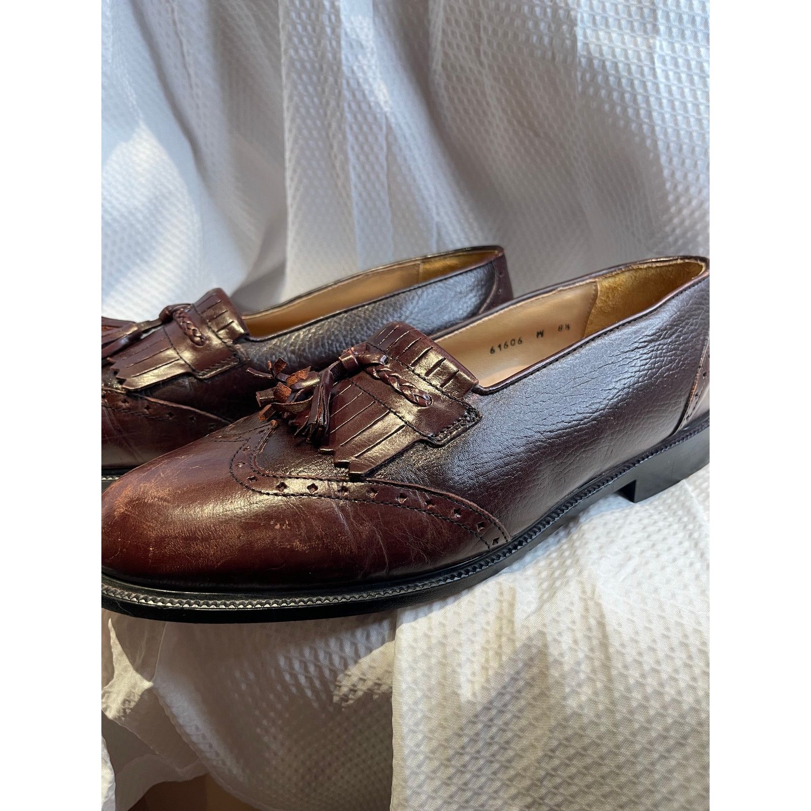Stanley Blacker Stanley Blacker Brown Oxfords Men's Size 8.5 Made in Italy Size US 8.5 / EU 41-42 - 12 Thumbnail