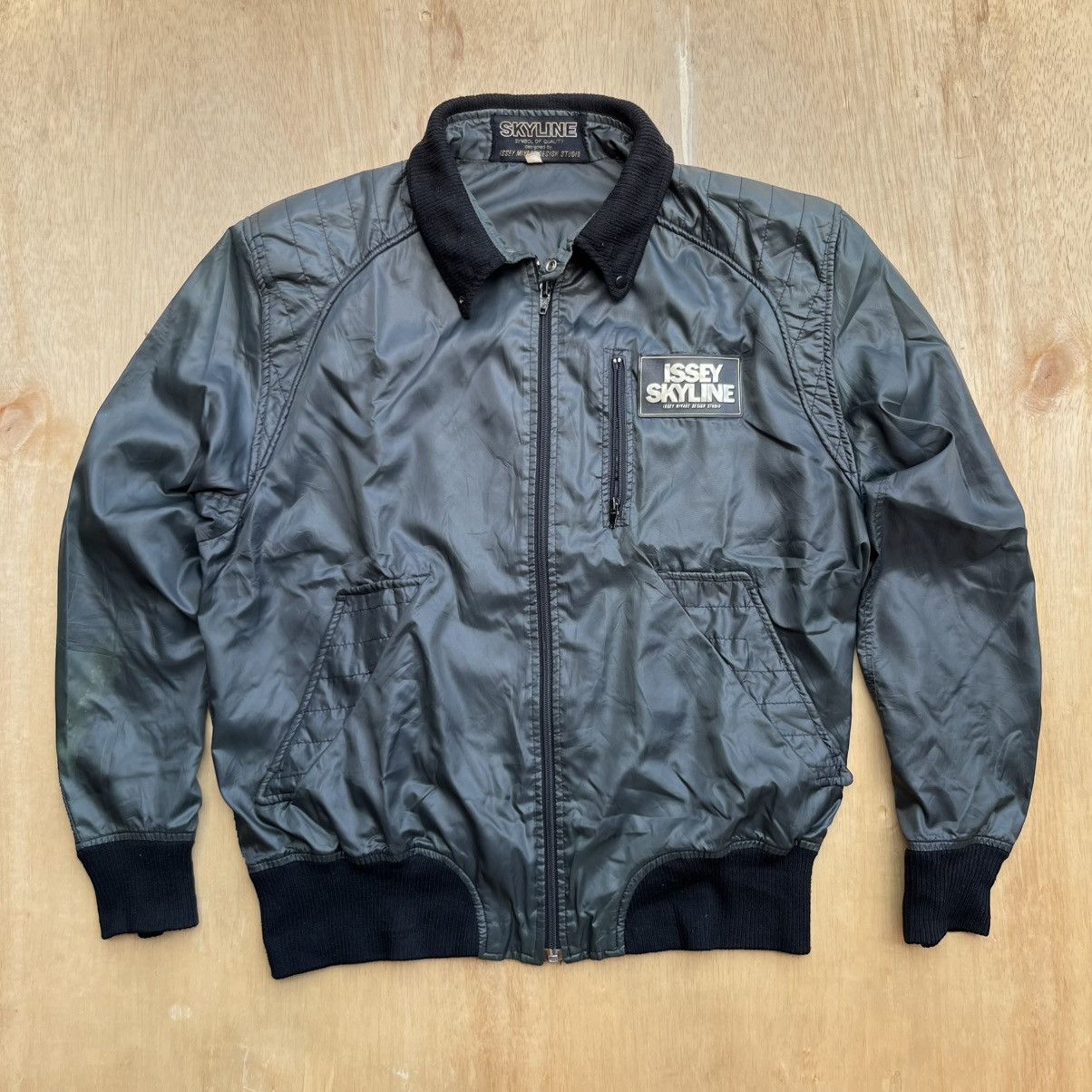 Issey Miyake ISSEY MIYAKE SKYLINE JAPANESE BRAND BIKER JACKET Size US L / EU 52-54 / 3 - 1 Thumbnail