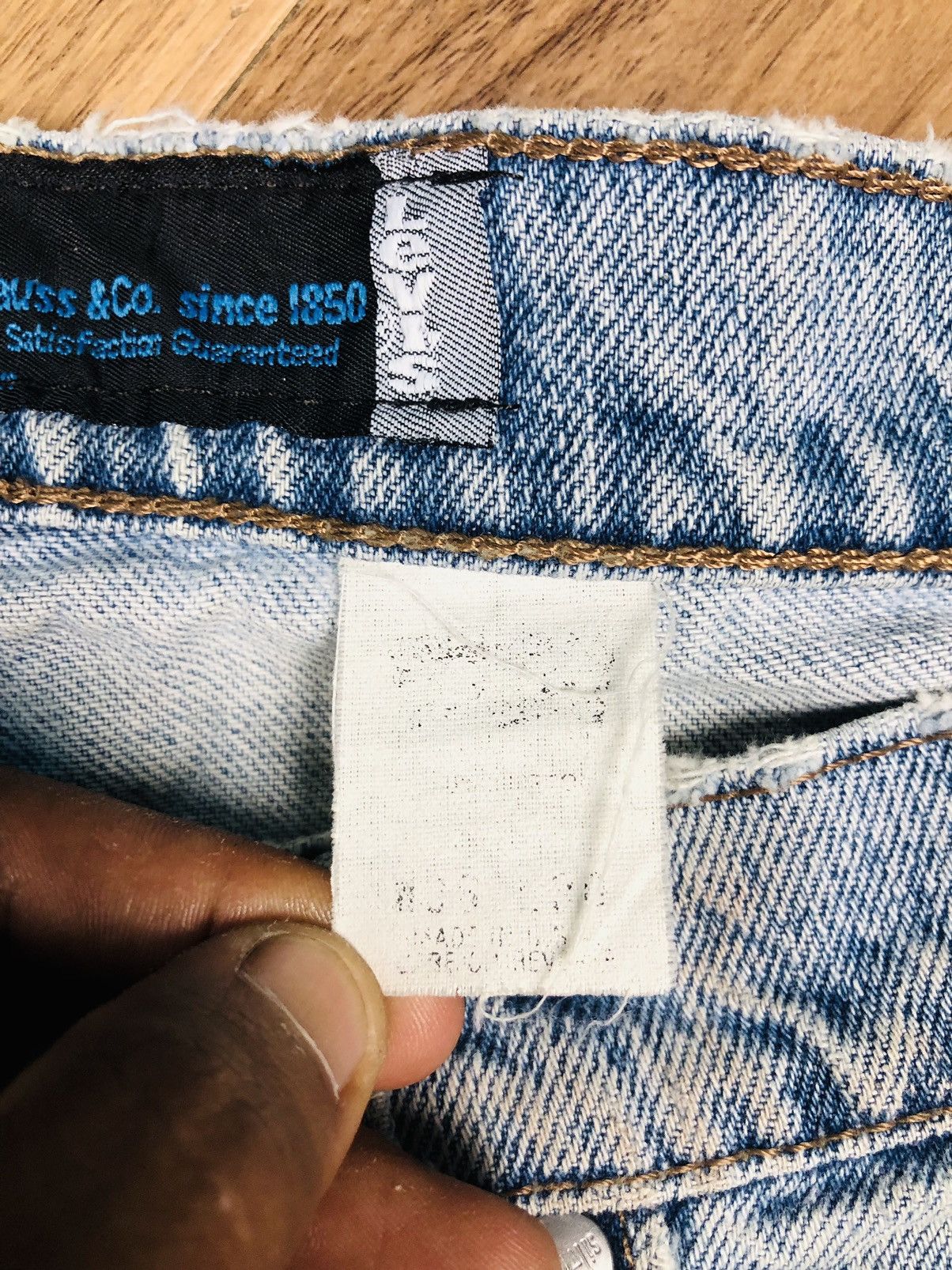 Levi's Levi’s SilverTab Distress Jeans (36) Size US 35 - 12 Thumbnail