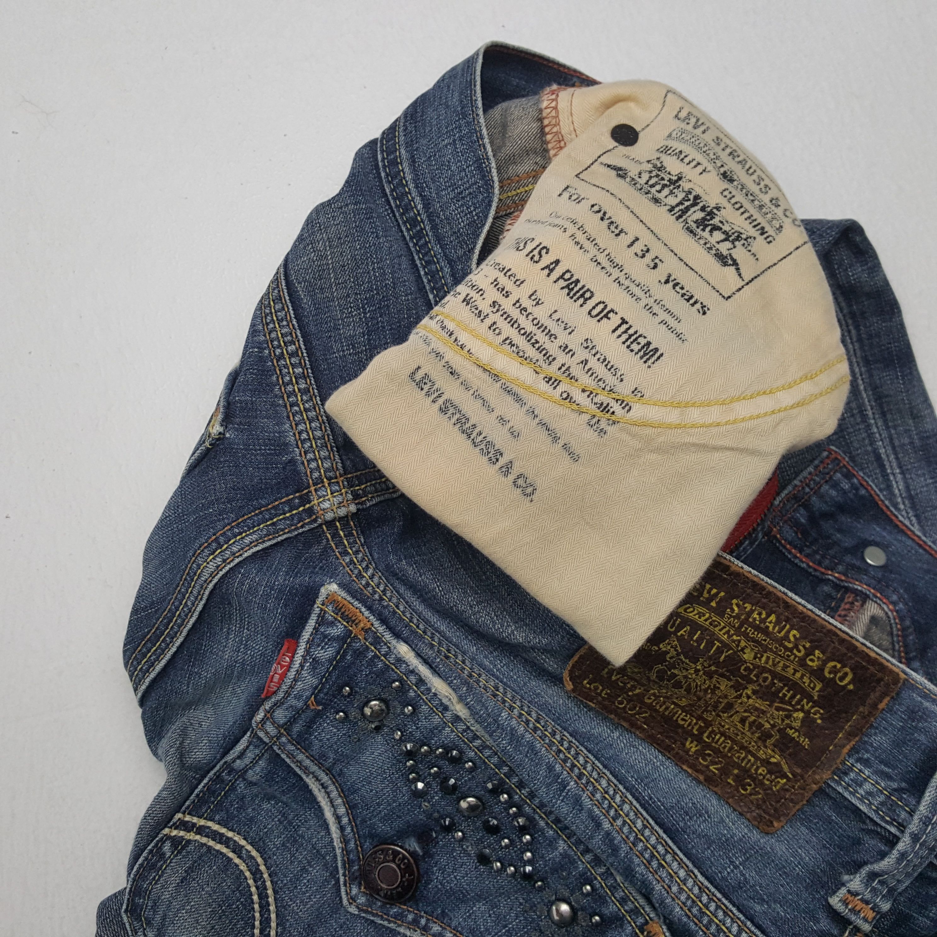 Levi's × Vintage Vintage LEVI'S American Kurt Cobain Distressed Style Jeans Size US 33 - 14 Thumbnail